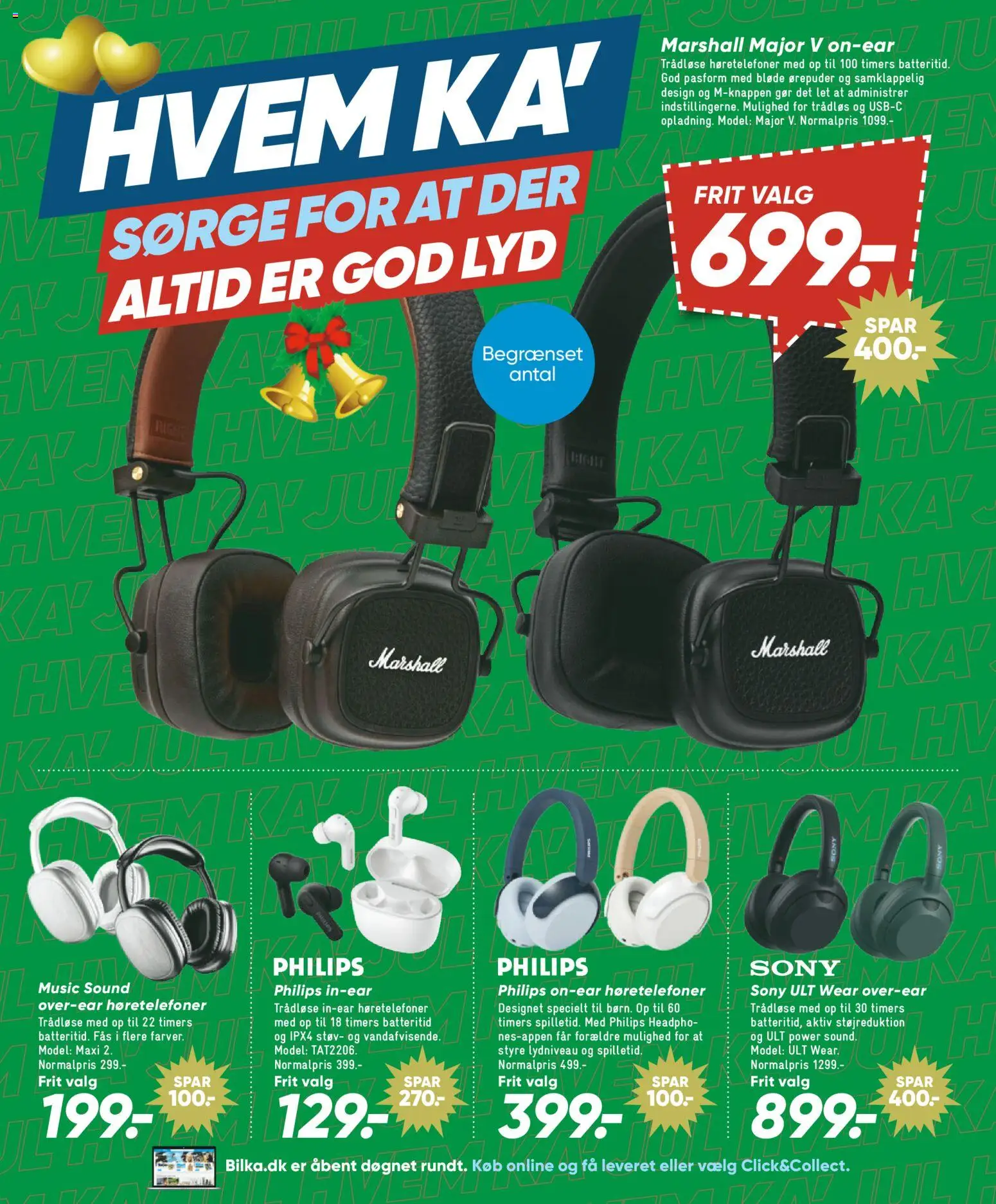 Bilka tilbudsavis – gyldig fra 12.12.2025 | Side: 25 | Produkter: Lyd, Høretelefoner, Trådløse høretelefoner