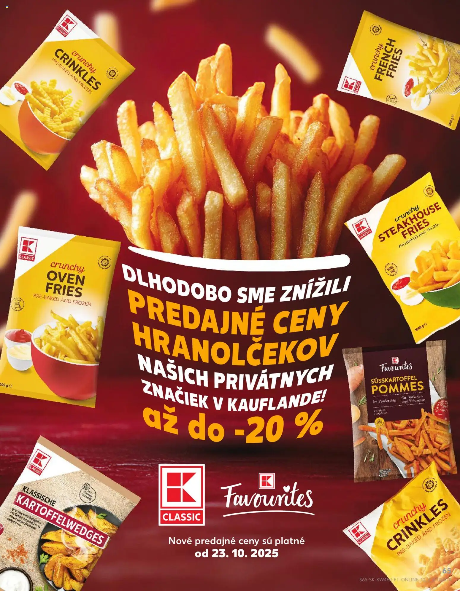 Kaufland SK akciós ujság - amely érvényes a következő dátumtól: 06.11.2025 | Oldal: 65