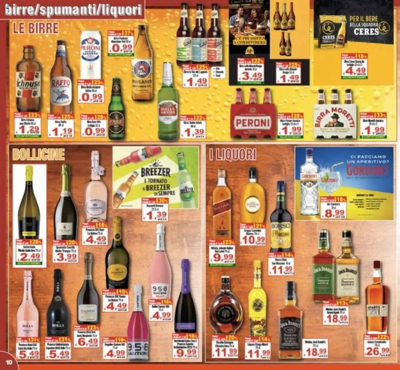 Volantino CTS del 08.10.2025 | Pagina: 10 | Prodotti: Birra, Ceres, Aperitivo