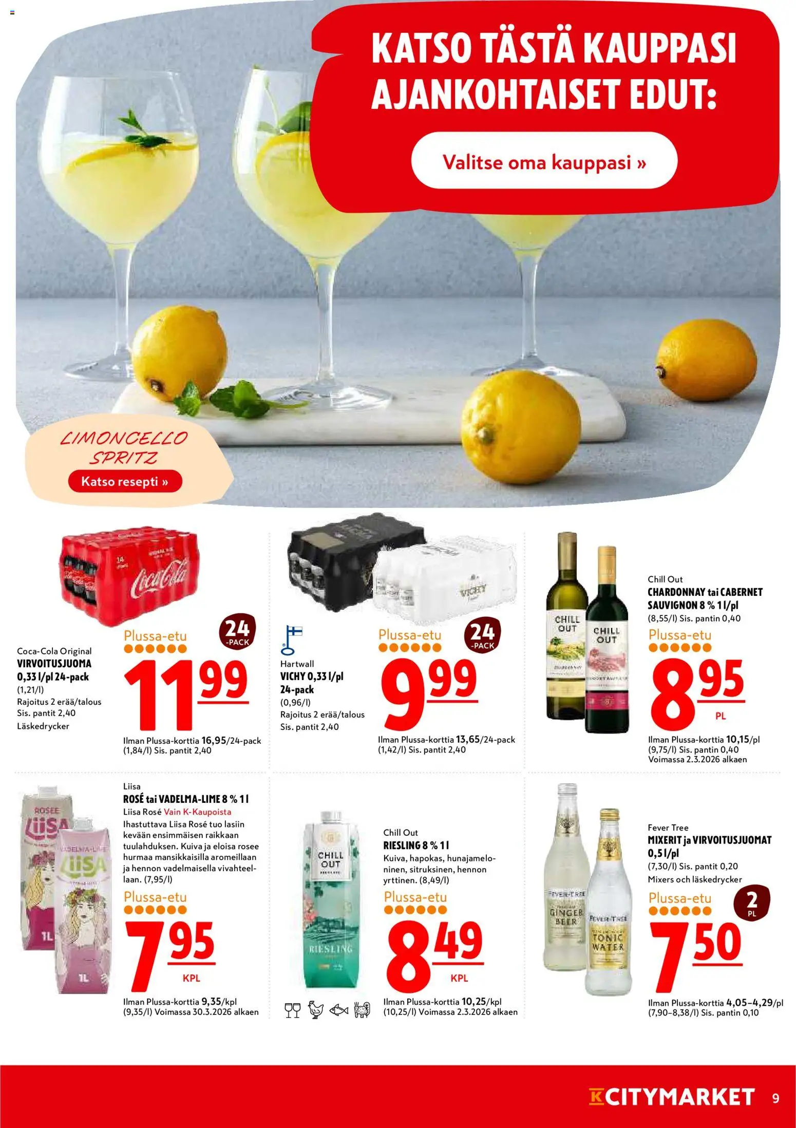 🛍️ K-Citymarket tarjoukset alkaen 30/03/2026 » Katso huipputarjoukset ja säästä jo tänään! 💰 | Finland