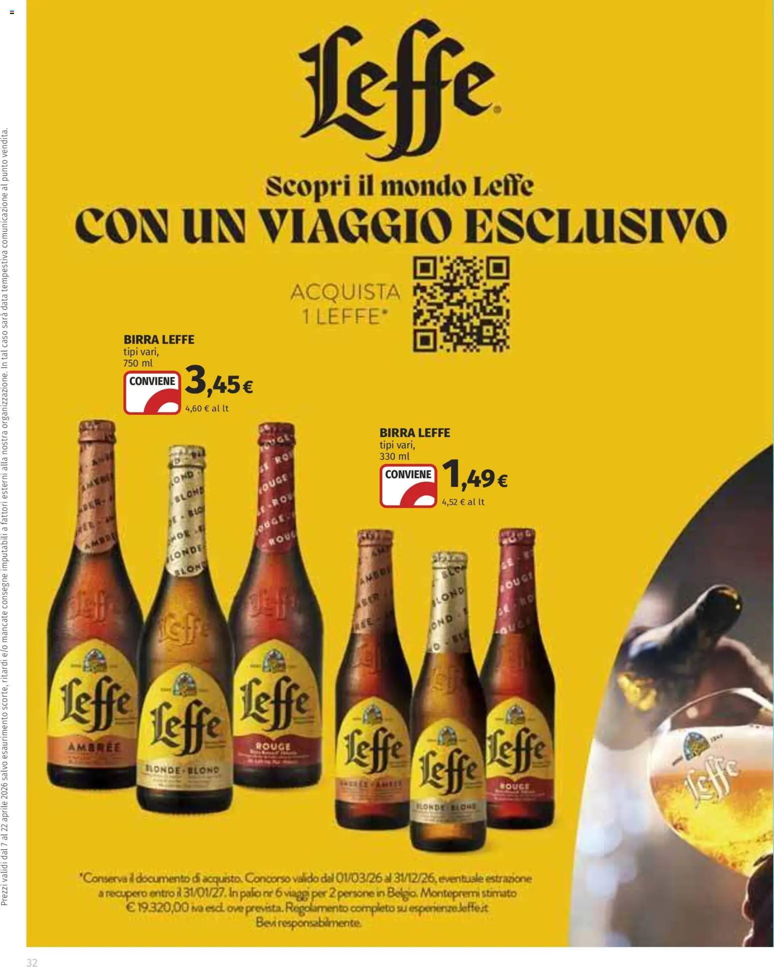 Volantino Ipercoop del 07.04.2026 | Pagina: 32 | Prodotti: Birra, Data