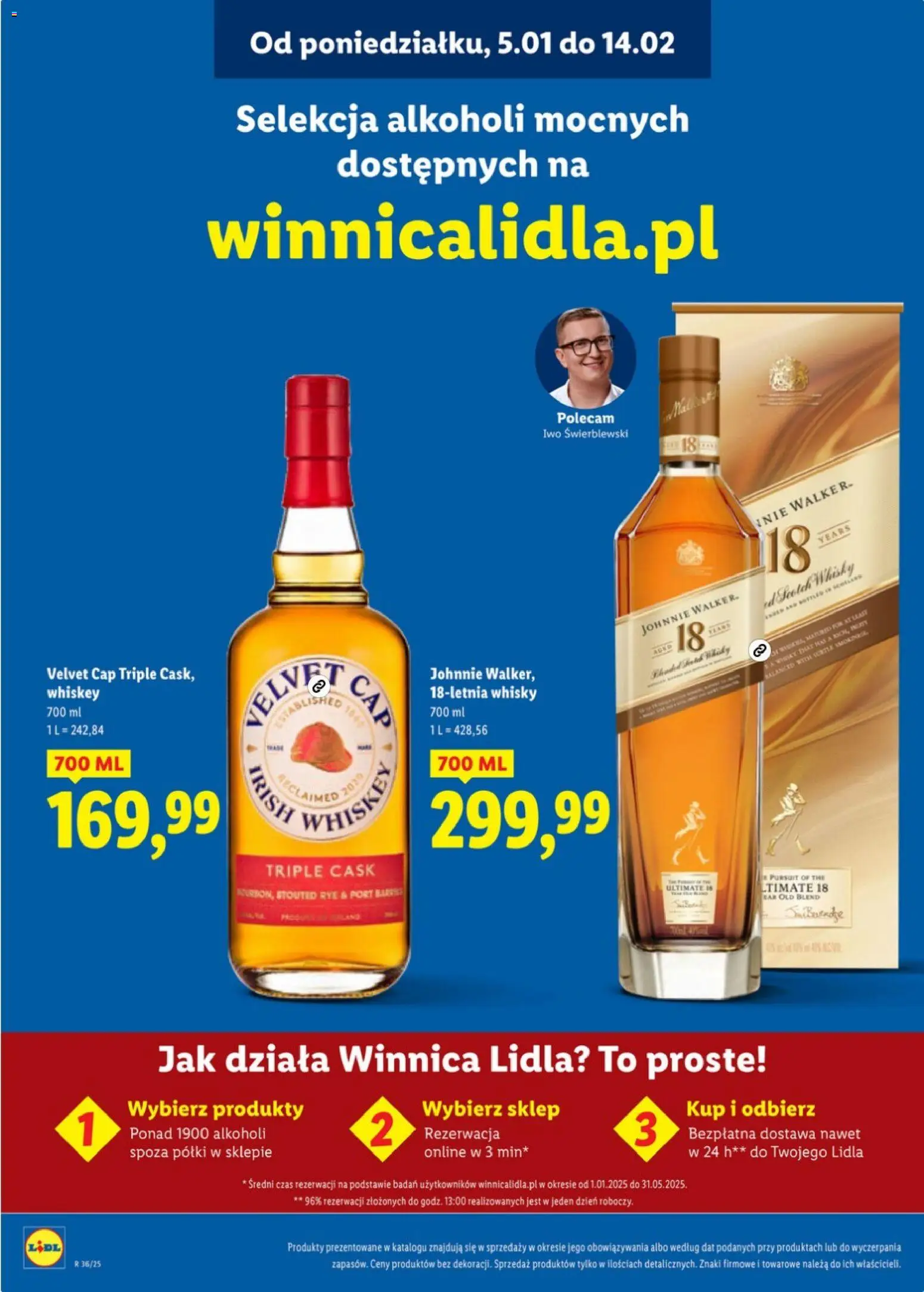Lidl Katalog alkoholi mocnych od 05.01.2026 | Strona: 25 | Produkty: Whisky