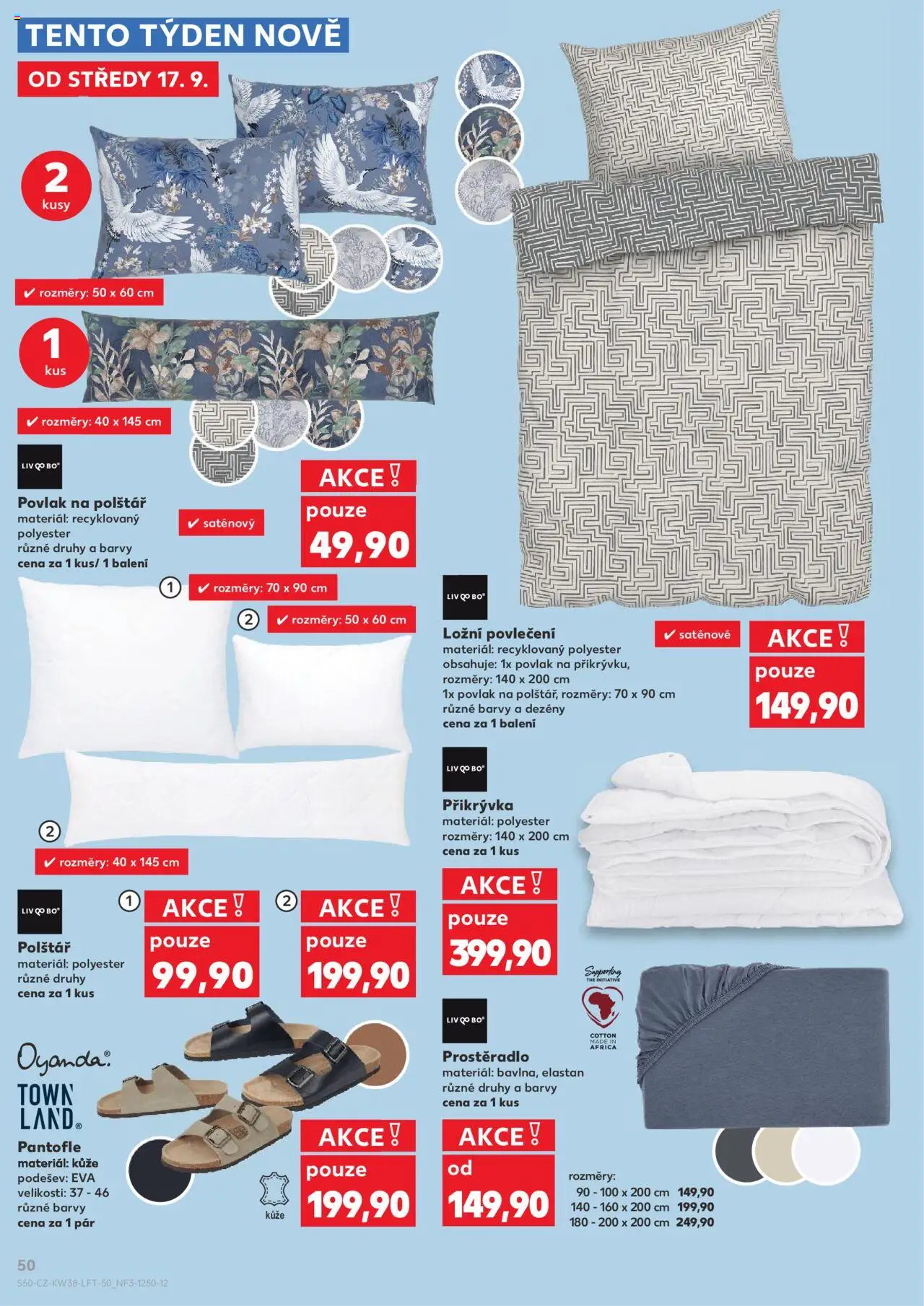 Kaufland leták - Plzeň Bory od 17.09.2025 | Strana: 50