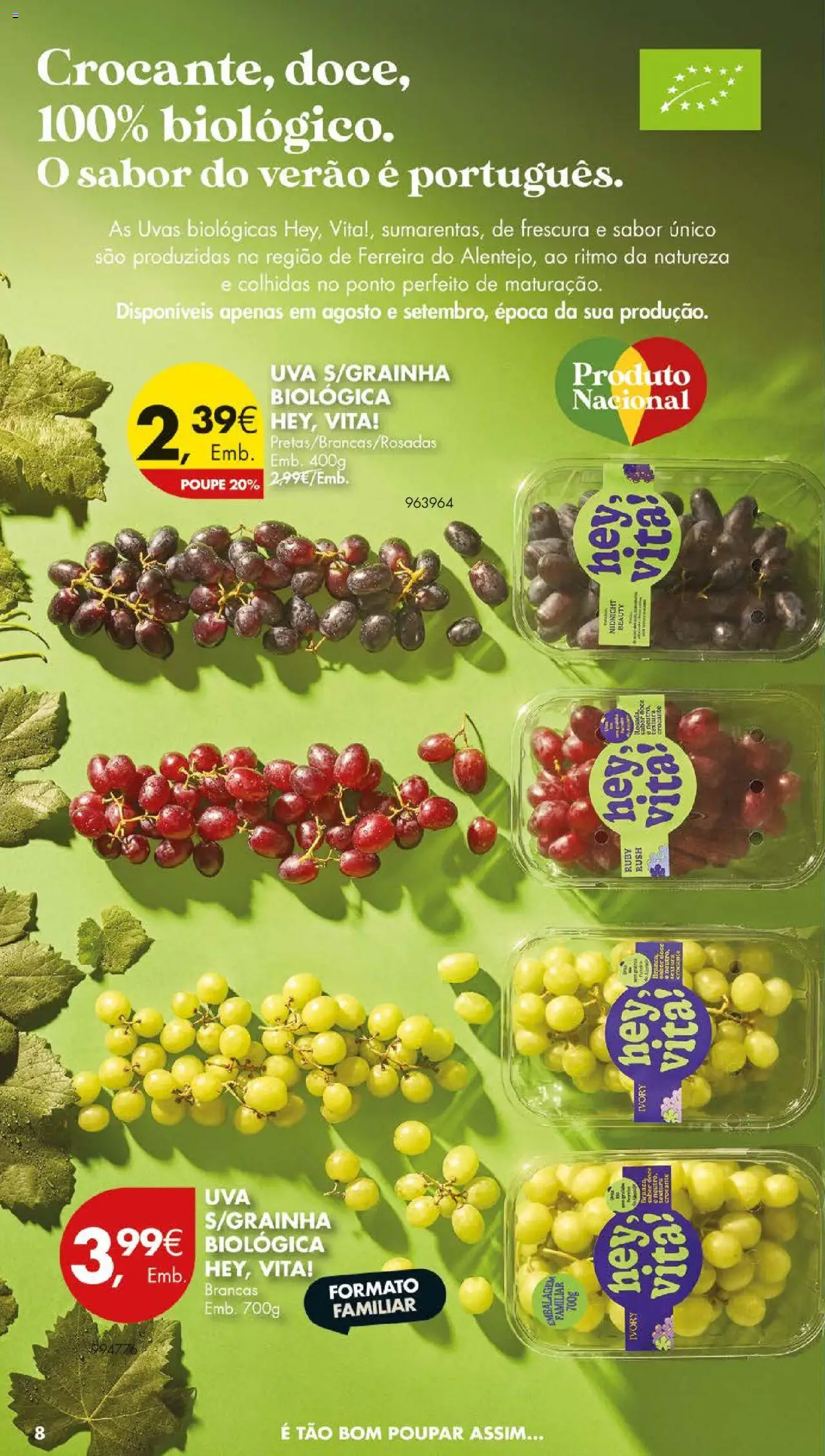 Pingo Doce folheto │ válido de 19.08.2025 | Página: 10 | Produtos: Uvas