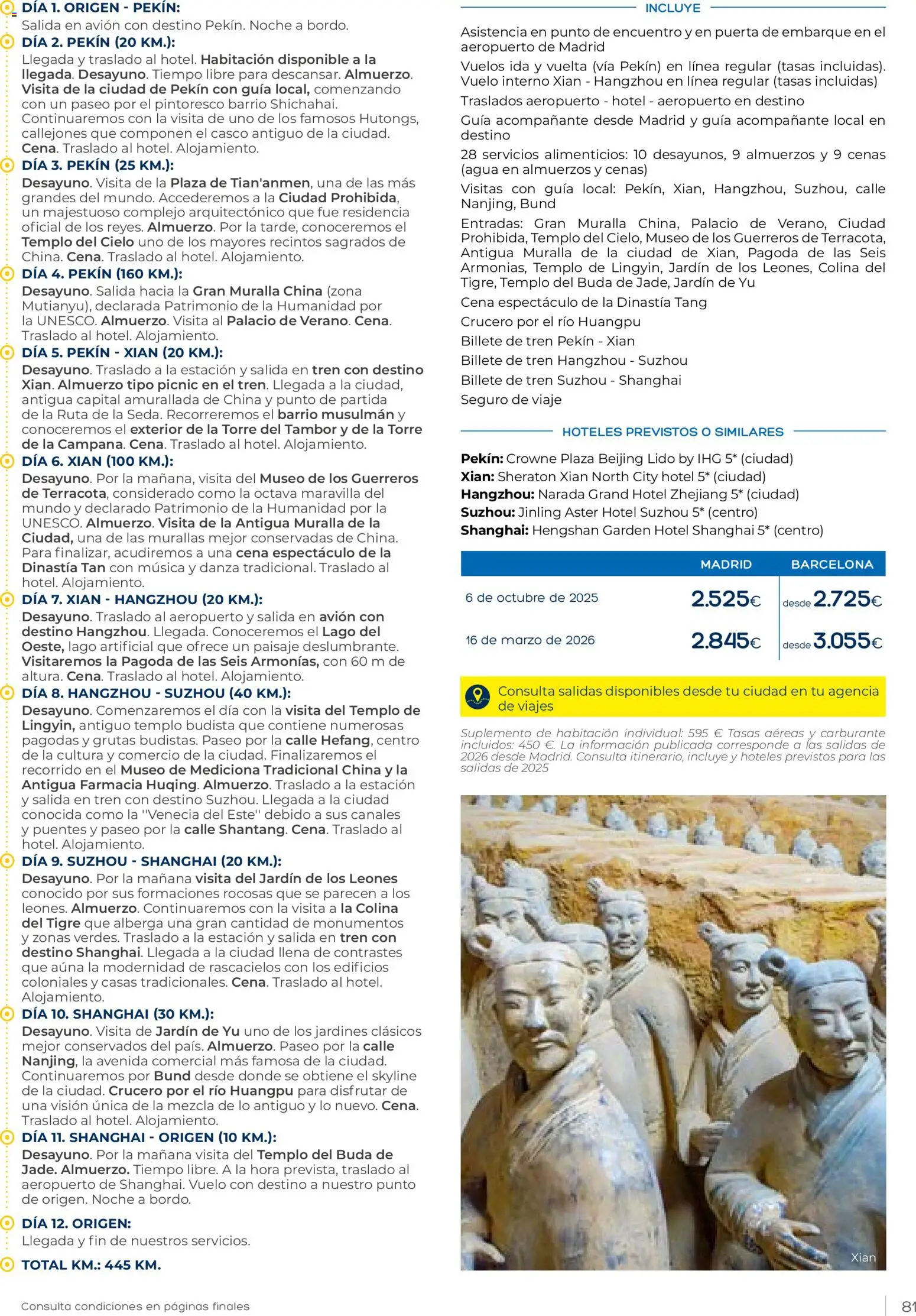 Viajes El Corte Inglés Vacaciones Económicas │ válido desde el 22.10.2025 | Página: 81