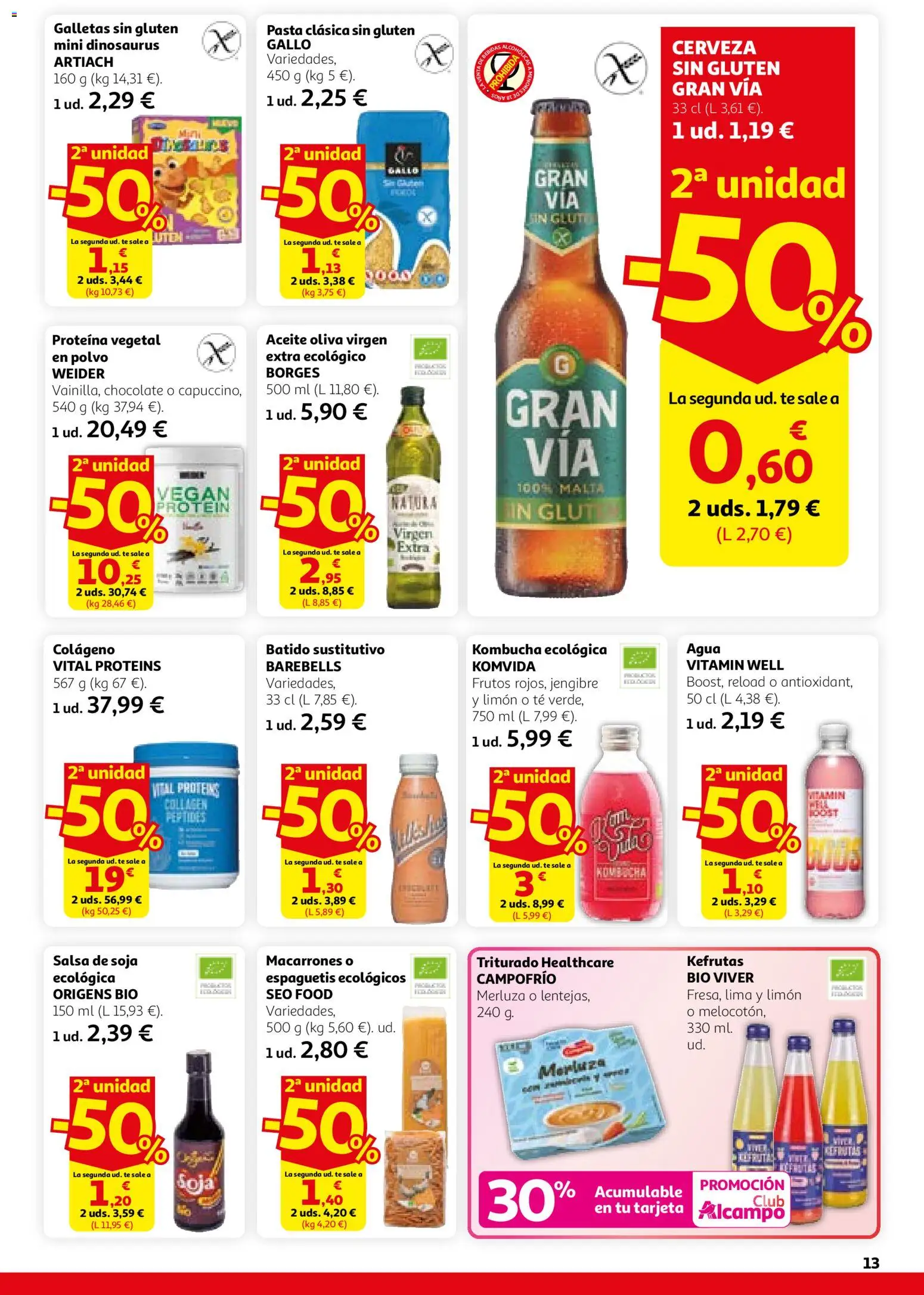 Alcampo - HG Catalán │ válido desde el 26.02.2026 | Página: 13 | Productos: Lima, Aceite, Chocolate, Galletas