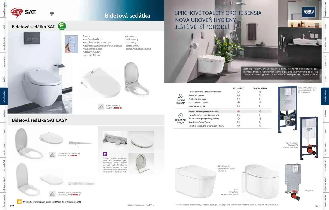 Siko koupelny katalog Koupelny 2025/2026 od 14.10.2025 | Strana: 177 | Produkty: Sprcha, Wc