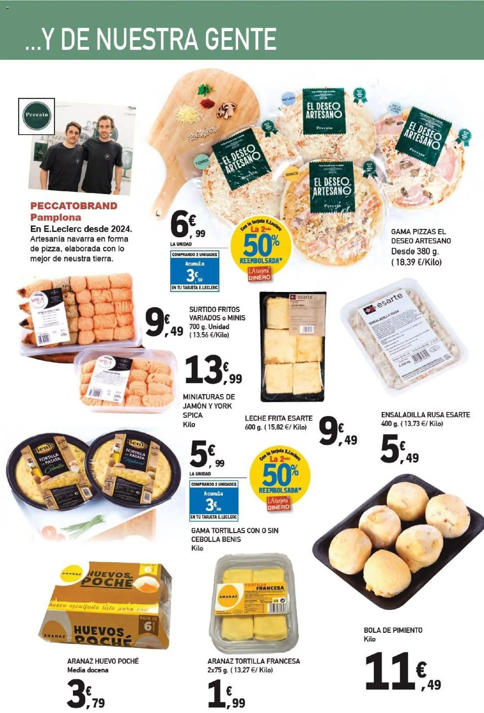 E.Leclerc - Alianz Locales │ válido desde el 25.02.2026 | Página: 11 | Productos: Ensaladilla, Leche, Huevos, Jamón