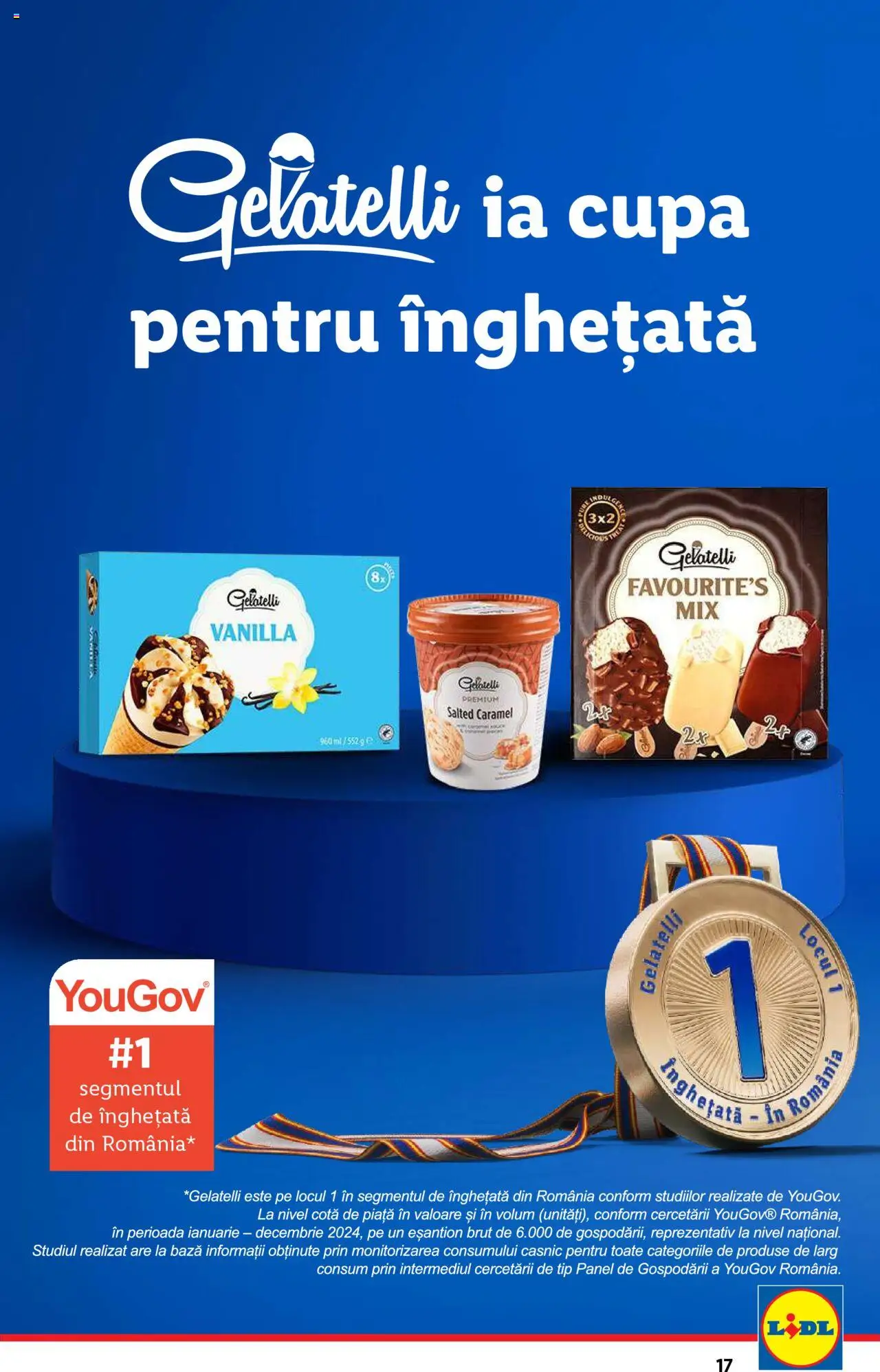 Catalog Lidl – valabil de la 16.06.2025 | Pagină: 17 | Produse: Çarşaf, Înghețată