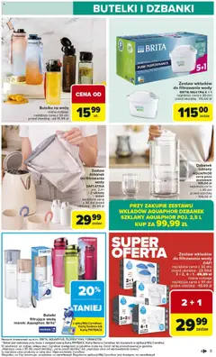 Carrefour Gazetka - Łap okazje od czwartku od 31.07.2025 | Strona: 9 | Produkty: Karta, Dzbanek, Butelka z filtrem, Dzbanek aquaphor