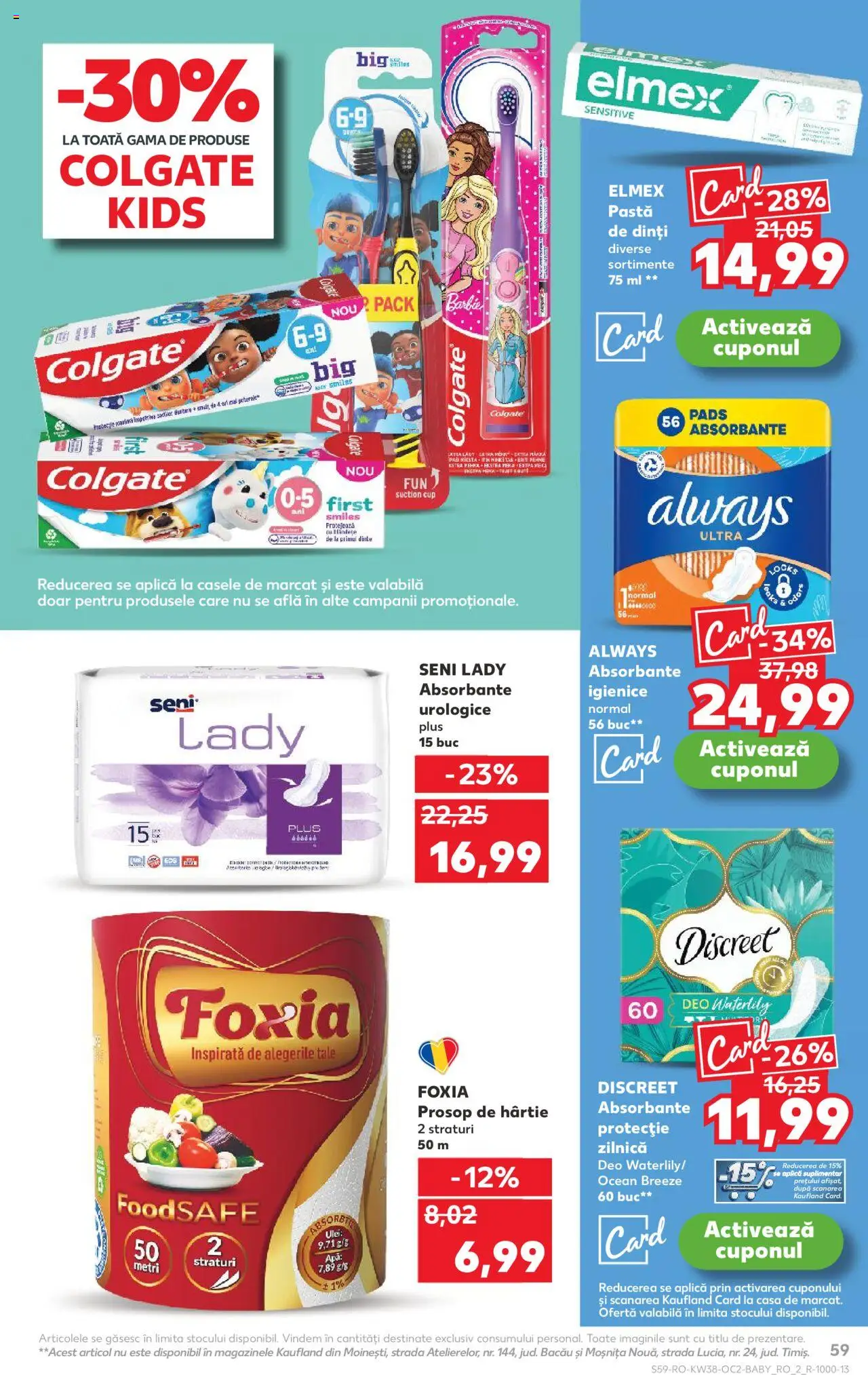 Kaufland RO akciós ujság - amely érvényes a következő dátumtól: 17.09.2025 | Oldal: 59