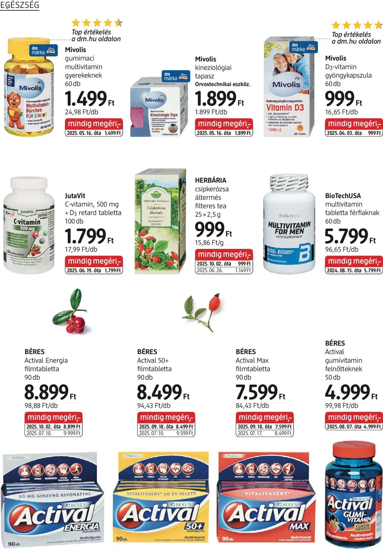 DM Drogerie Markt akciós ujság - amely érvényes a következő dátumtól: 02.10.2025 | Oldal: 18 | Termékek: Vitamin c, Tea, Multivitamin
