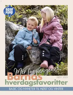 Forhåndsvisning av Spar Kjøp - Barnas hverdagsfavoritter gyldig fra 30.10.2025