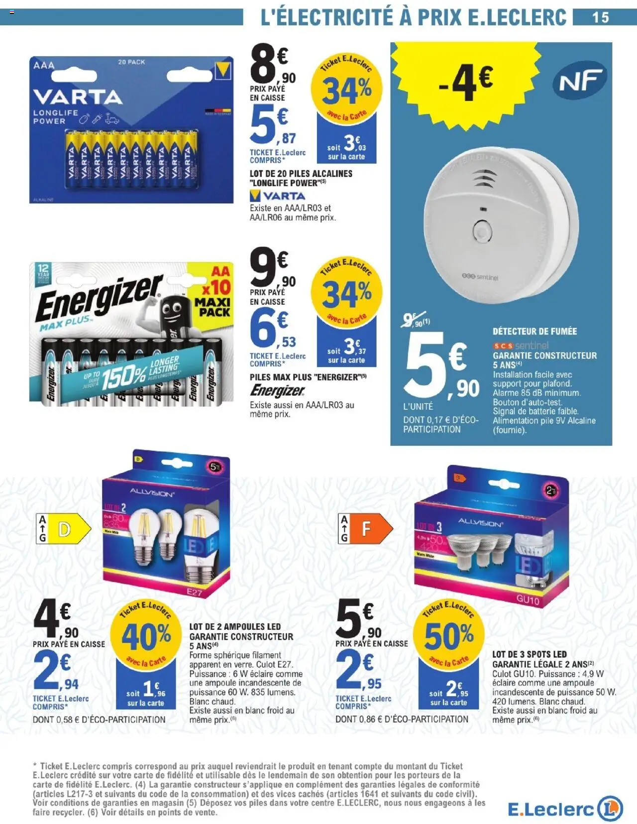  | Page: 15 | Produits: Batterie, Piles