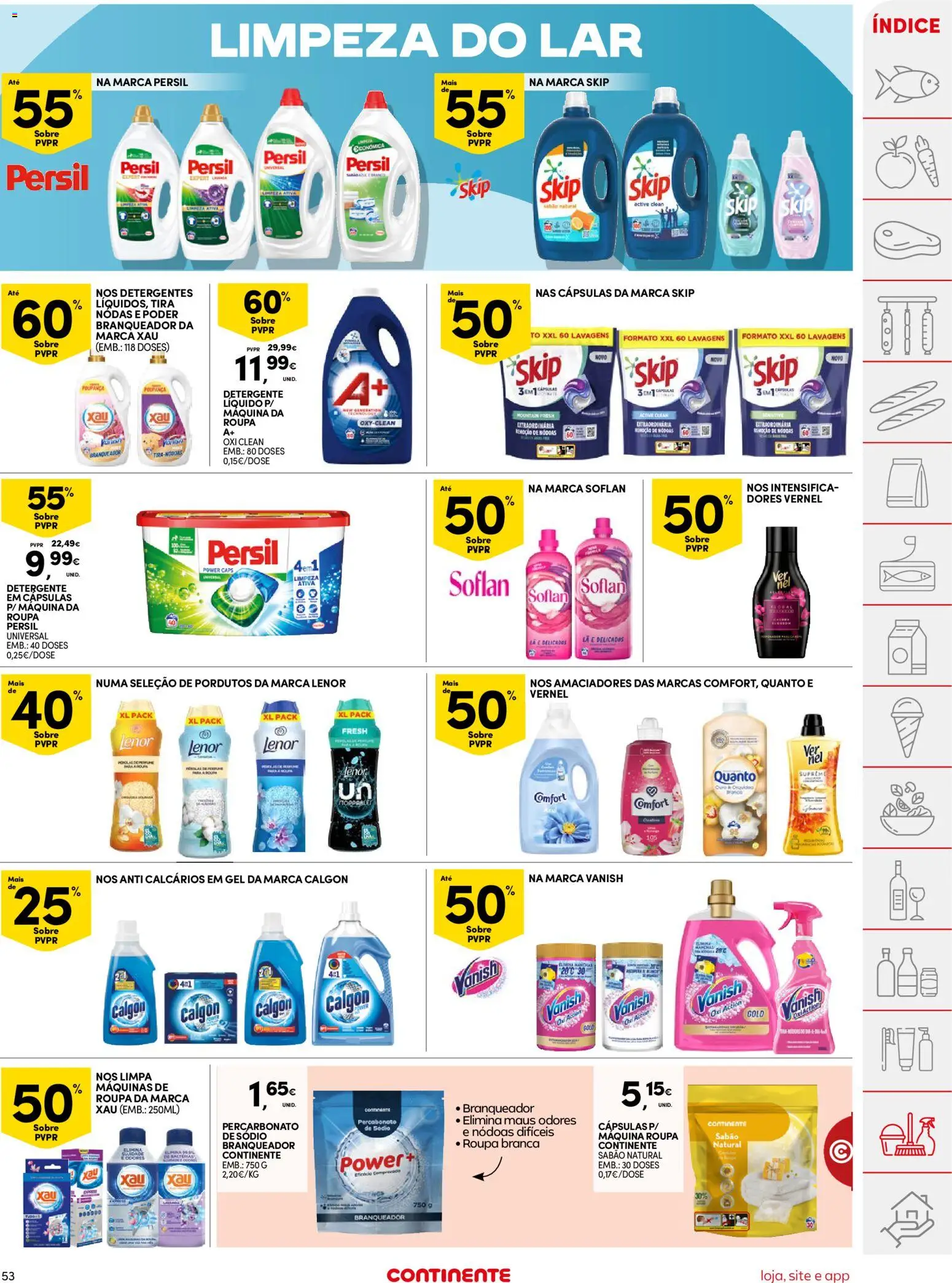 Continente folheto │ válido de 16.12.2025 | Página: 53 | Produtos: Perfume, Sabão, Detergente, Persil