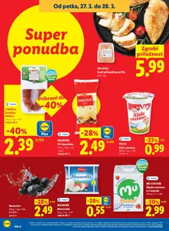Lidl katalog akcije – veljaven od 26.03.2026 | Stran: 36 | Izdelki: Ementalec, Sir, Kisla smetana, Smetana