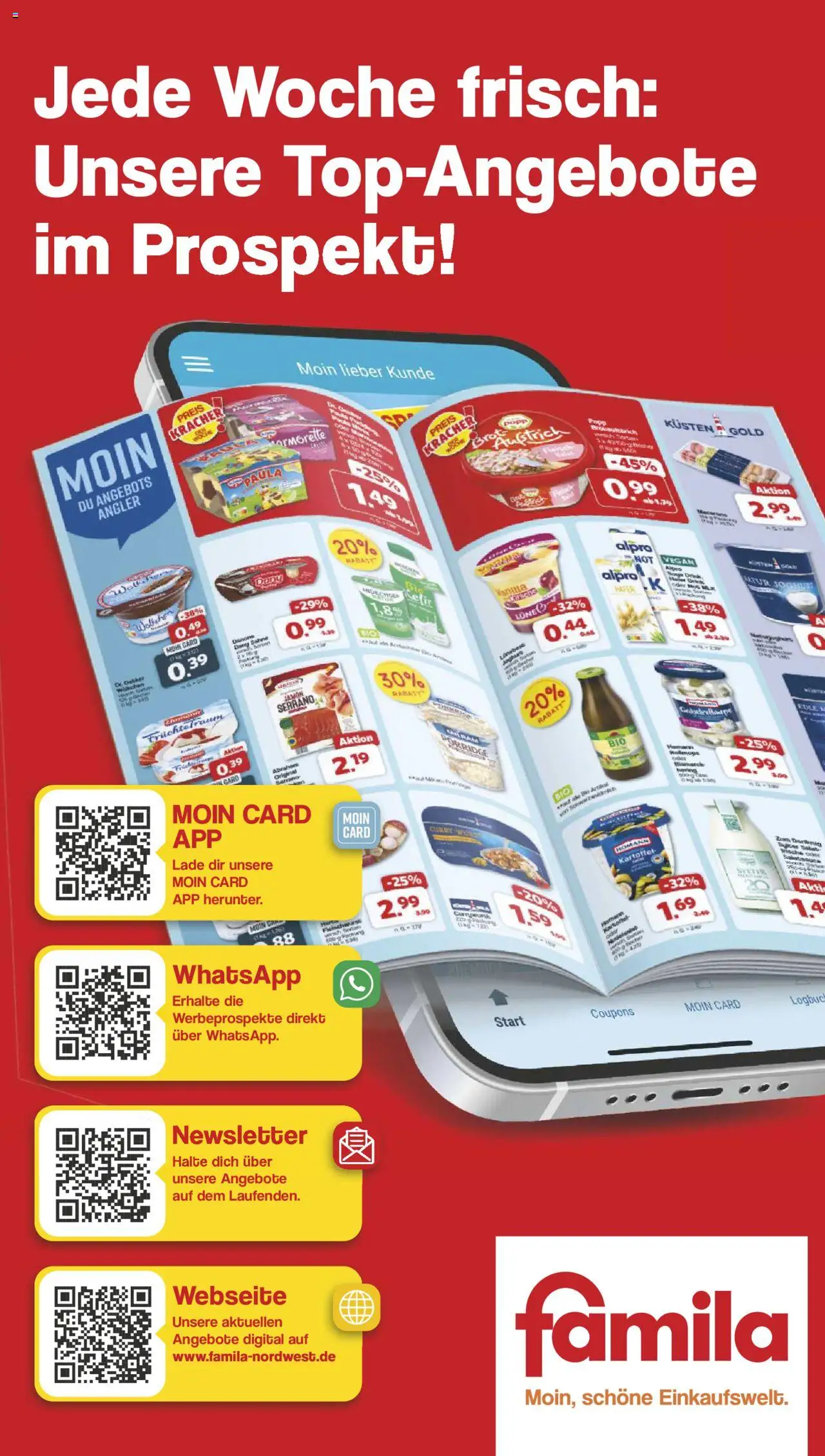 Famila Nordwest Prospekt 	 - gültig ab dem 28.07.2025 | Seite: 46 | Produkte: Alpro, Sahne, Fleisch