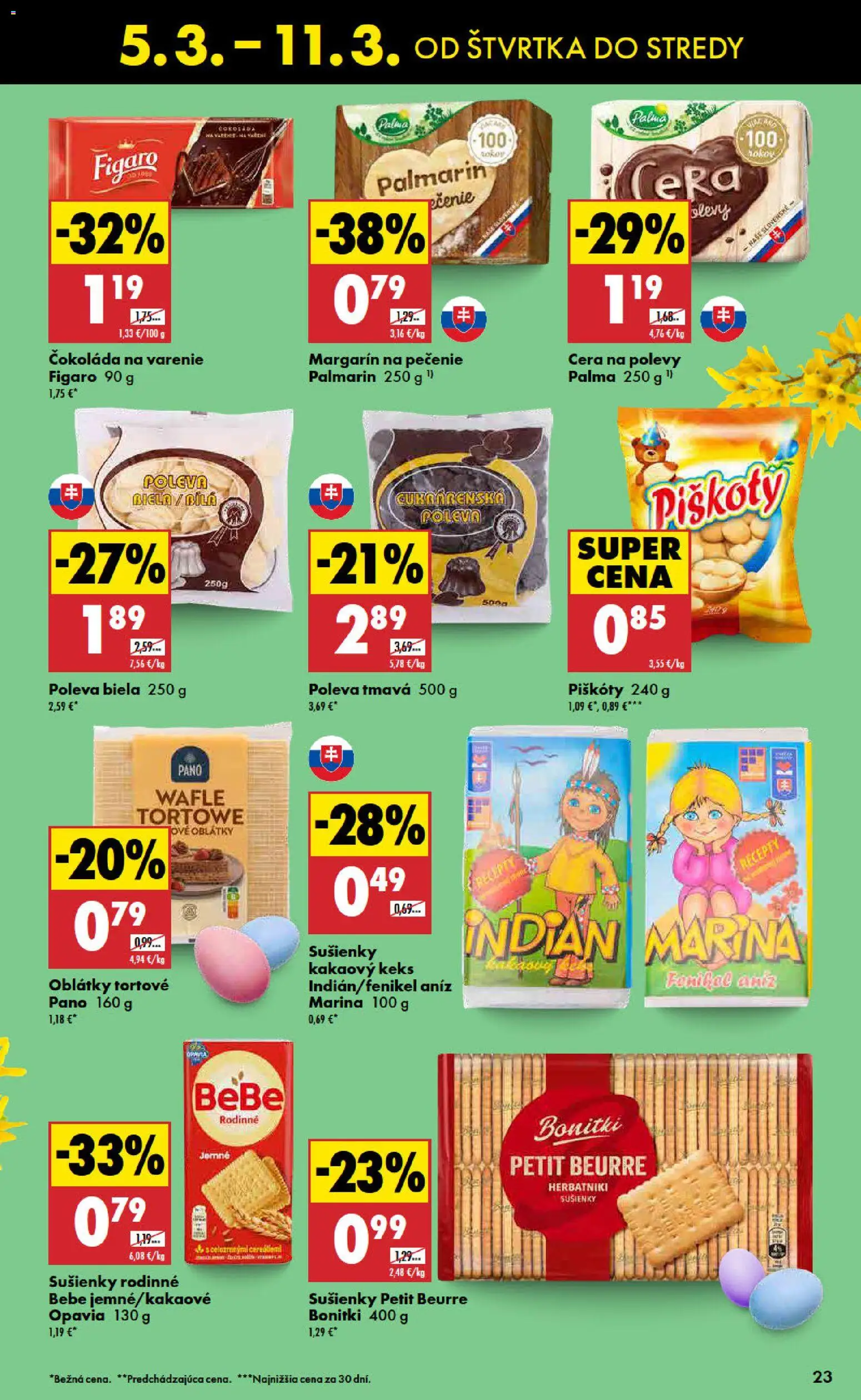 Nové Biedronka akcie – leták je platný od 05.03.2026 | Strana: 23 | Produkty: Palmarin, Čokoláda
