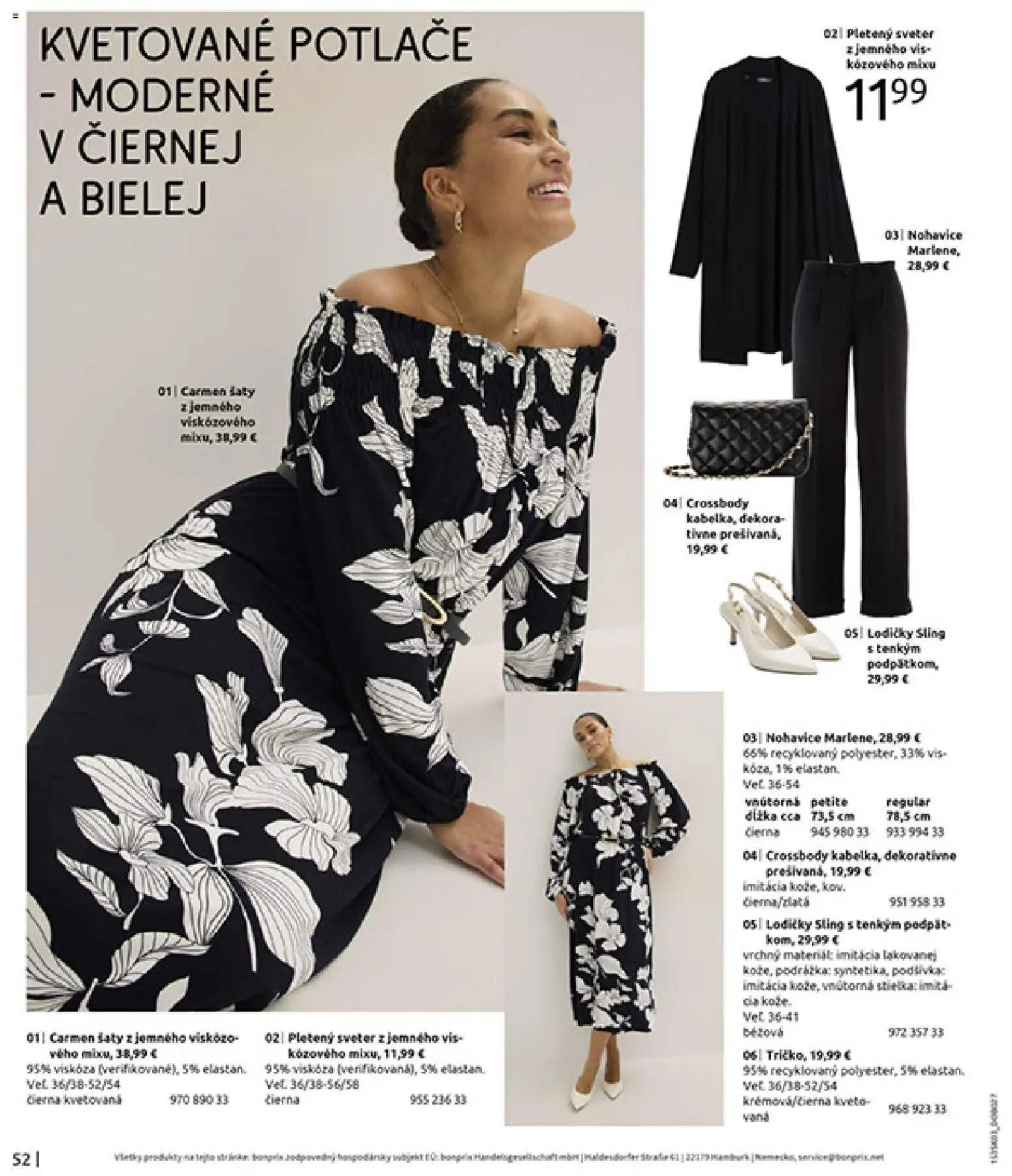 Nové Bonprix akcie – leták je platný od 10.03.2026 | Strana: 54 | Produkty: Vaňa, Sveter, Nohavice, Lodičky