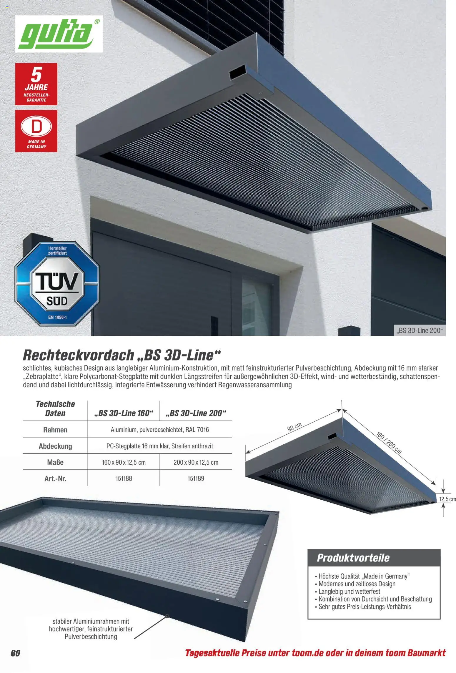 Toom Baumarkt Baustoffe & Bauelemente 2026 – gültig ab 20.02.2026 | Seite: 60