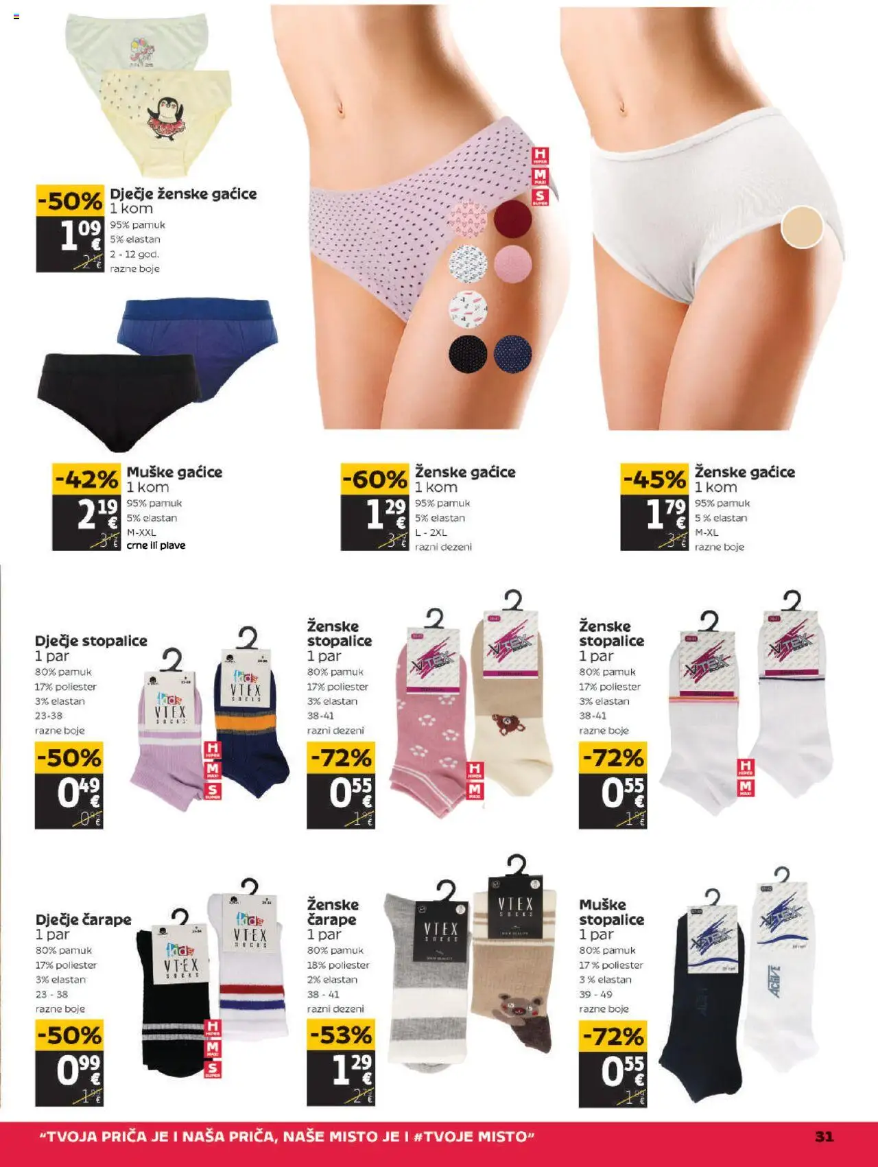 Tommy katalog | vrijedi od 16.10.2025 | Stranica: 31 | Proizvodi: Gaćice, Čarape, Muške gaćice