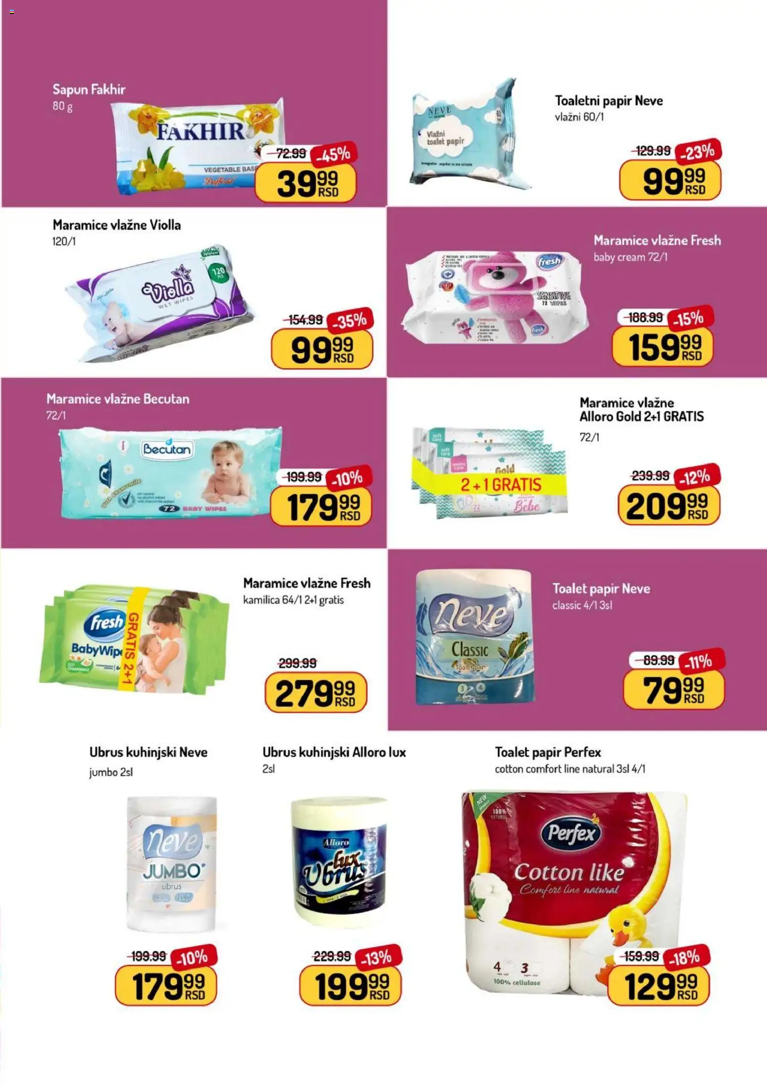 Aman katalog - važi od 10.11.2025 | Strana: 41 | Proizvode: Toalet papir, Ubrus, Sapun