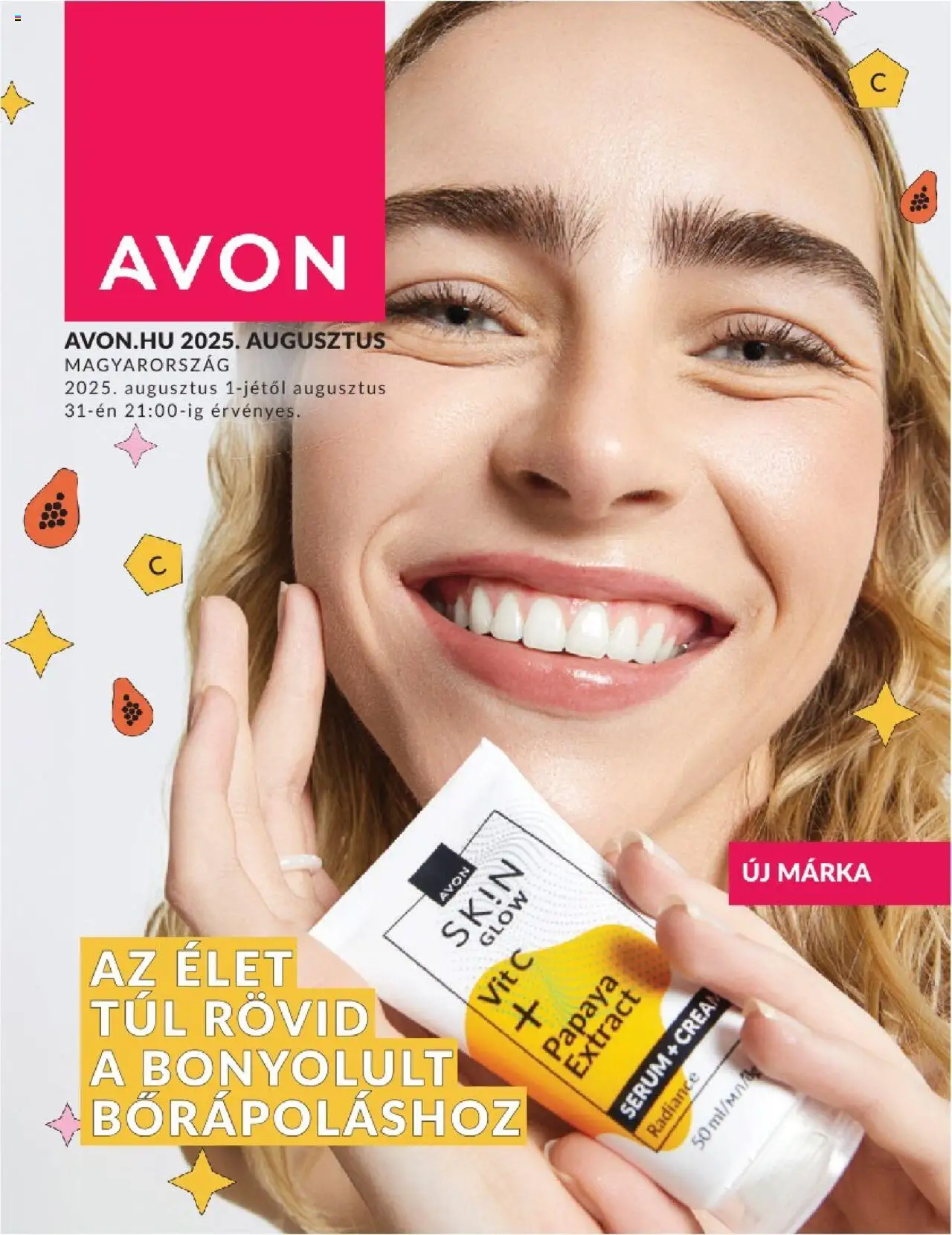 Avon akciós ujság - amely érvényes a következő dátumtól: 01.08.2025 | Oldal: 1