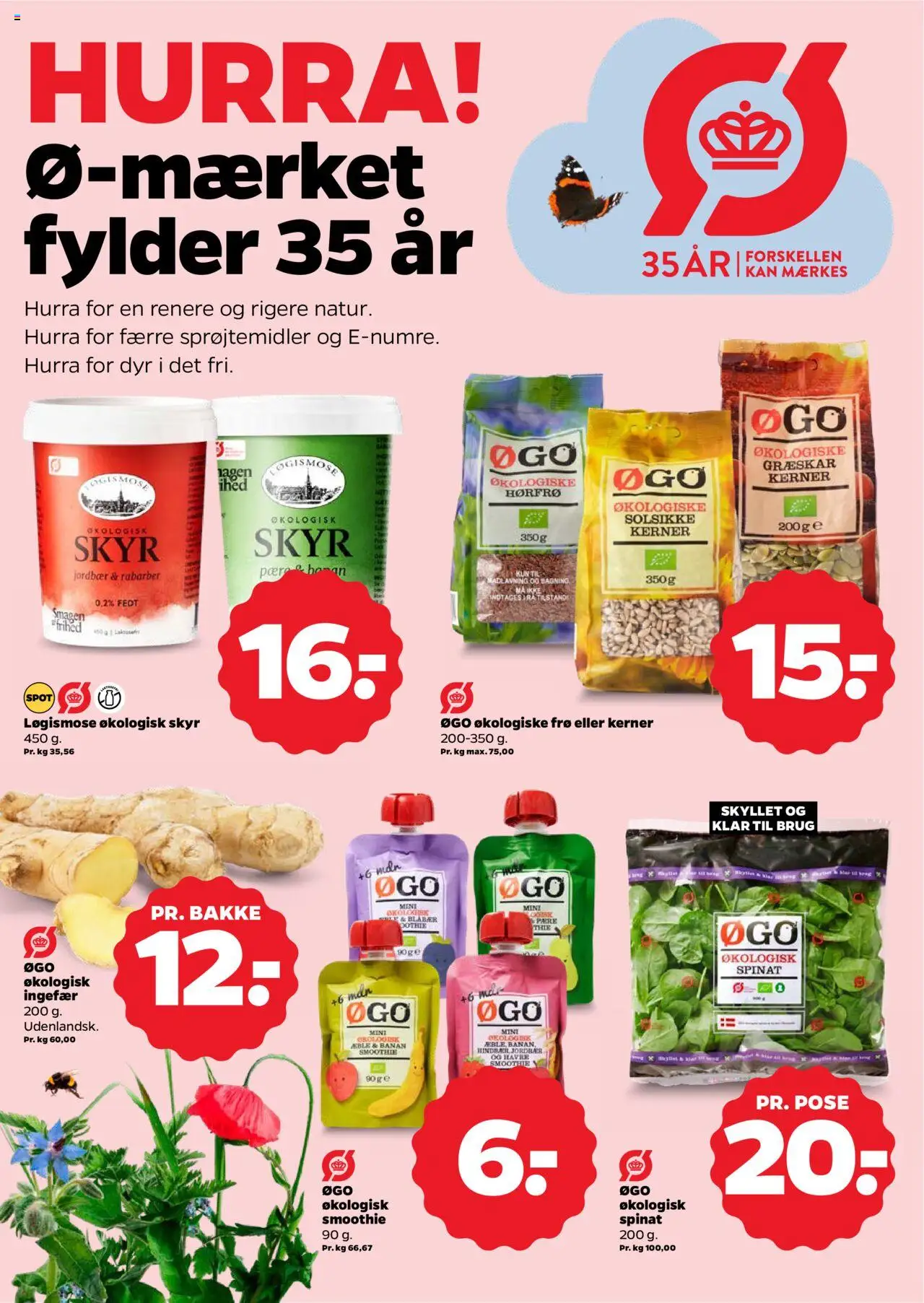 Netto tilbudsavis – gyldig fra 20.09.2025 | Side: 22 | Produkter: Blåbær, Rabarber, Skyr, Spinat
