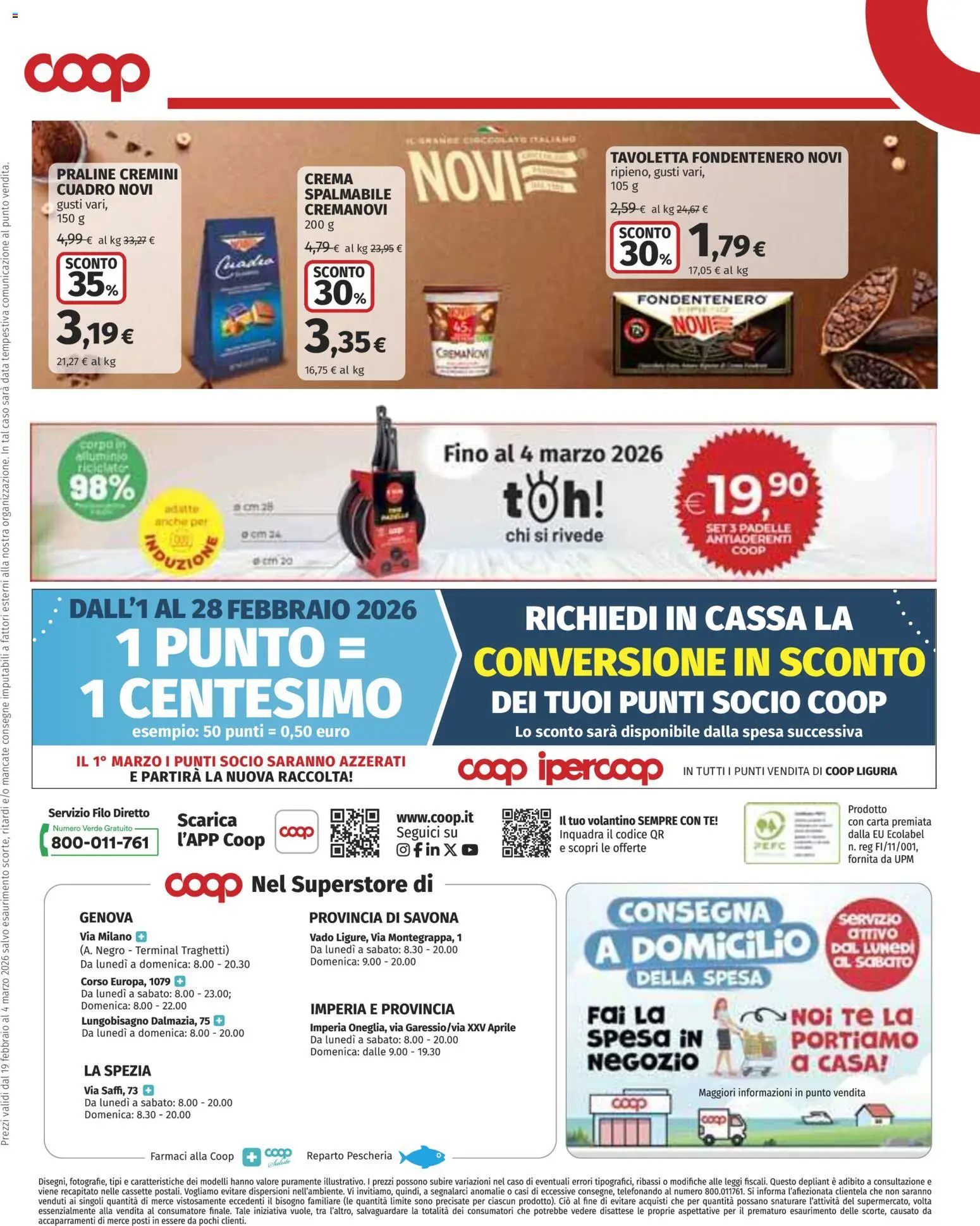 Volantino COOP del 19.02.2026 | Pagina: 25 | Prodotti: Crema, Tè, Data, Alluminio