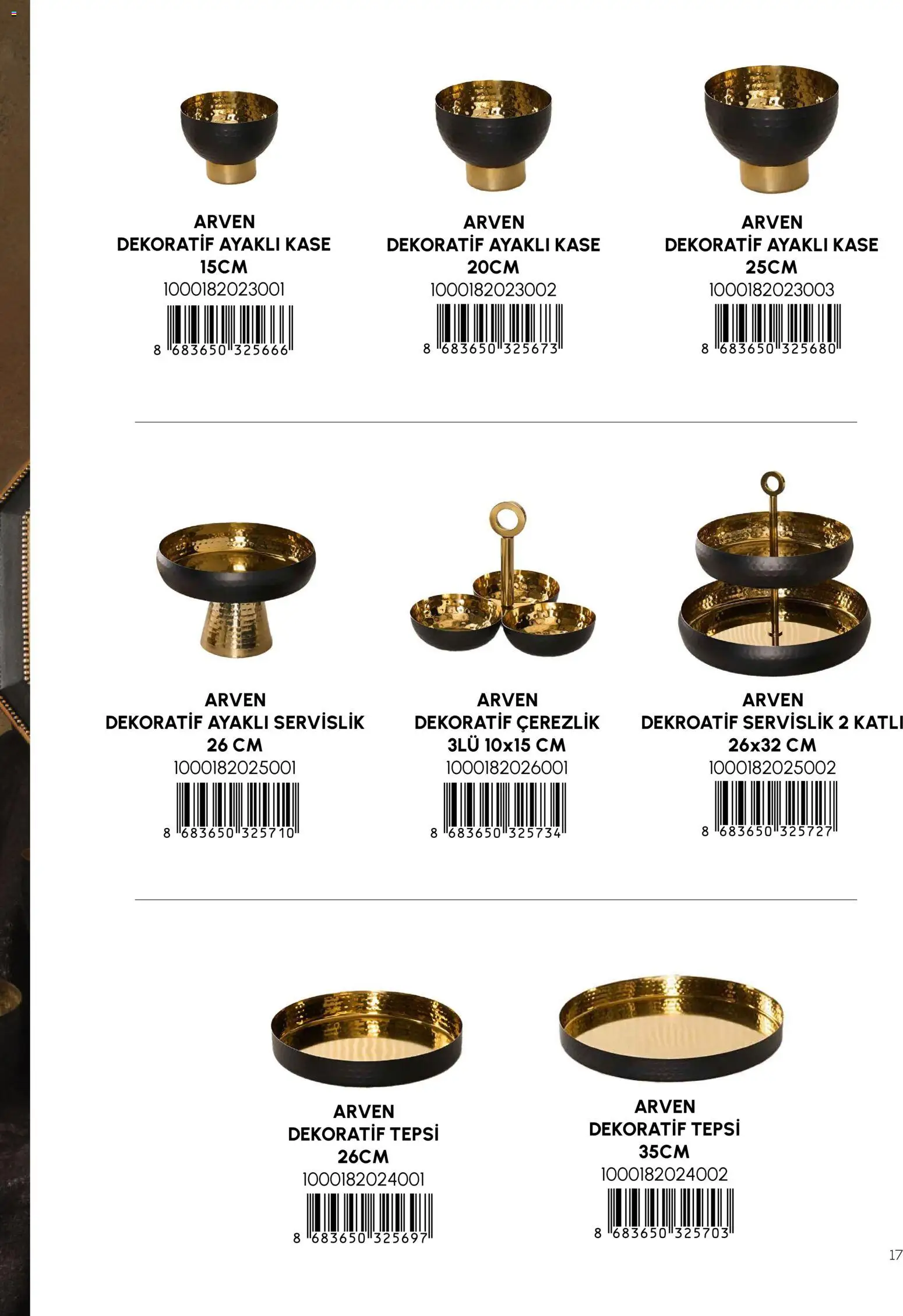 Karaca Home Katalog Dekoratif - İlkbahar / Yaz 2026 - 01.03.2026 tarihinden itibaren geçerlidir | Sayfa: 17 | Ürünler: Kaşe, Tepsi