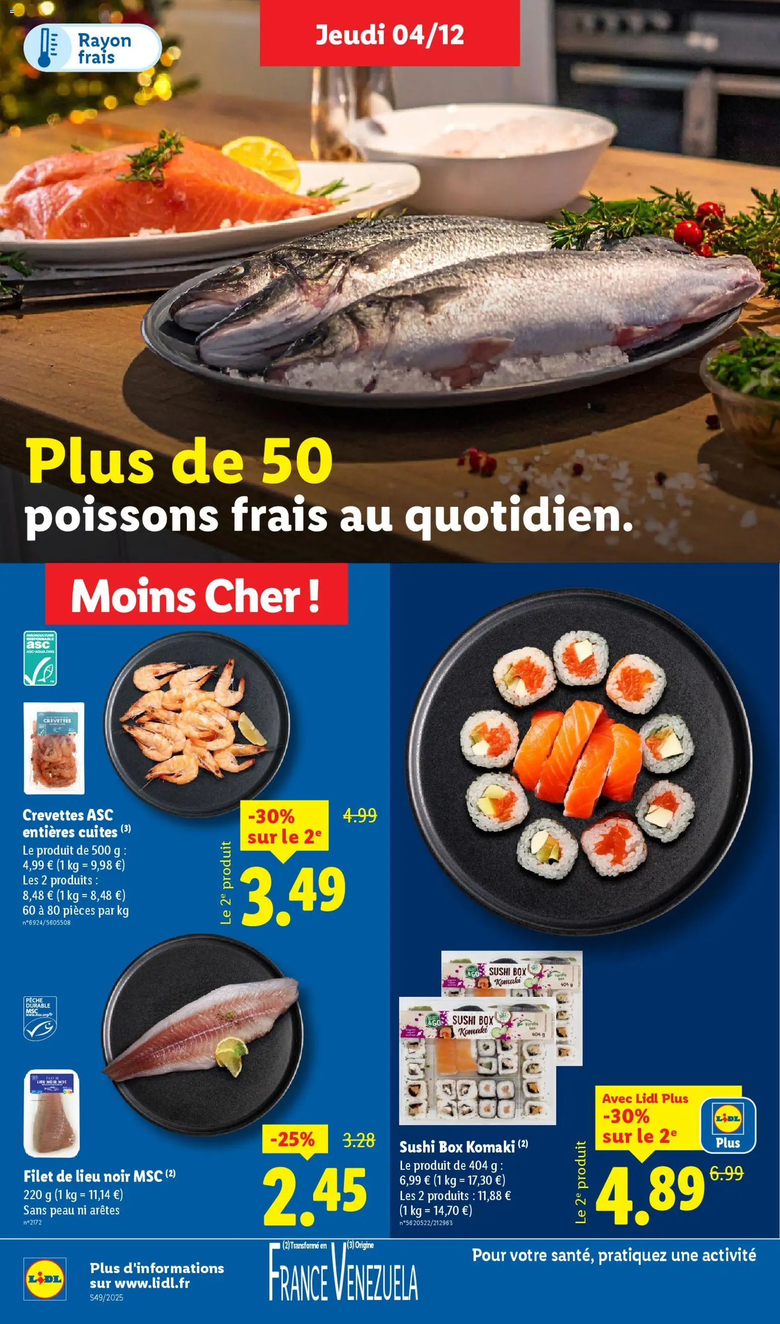 {H1} | Page: 8 | Produits: Sushi box, Pêche, Crevettes, Sushi