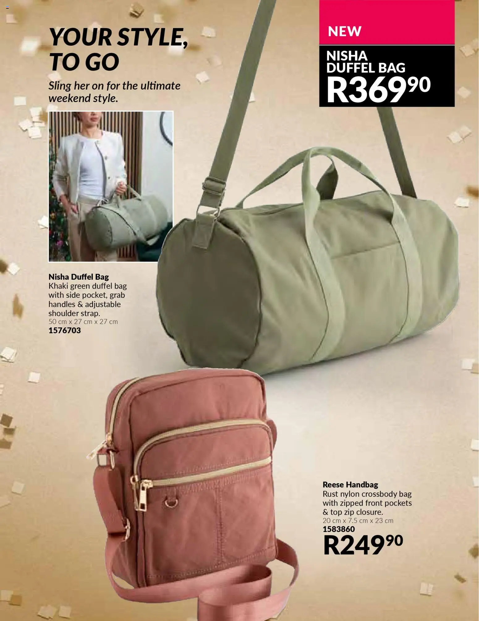 New Avon catalogue – valid from 01.12.2025 | Page: 153 | Products: Handbag, Bag