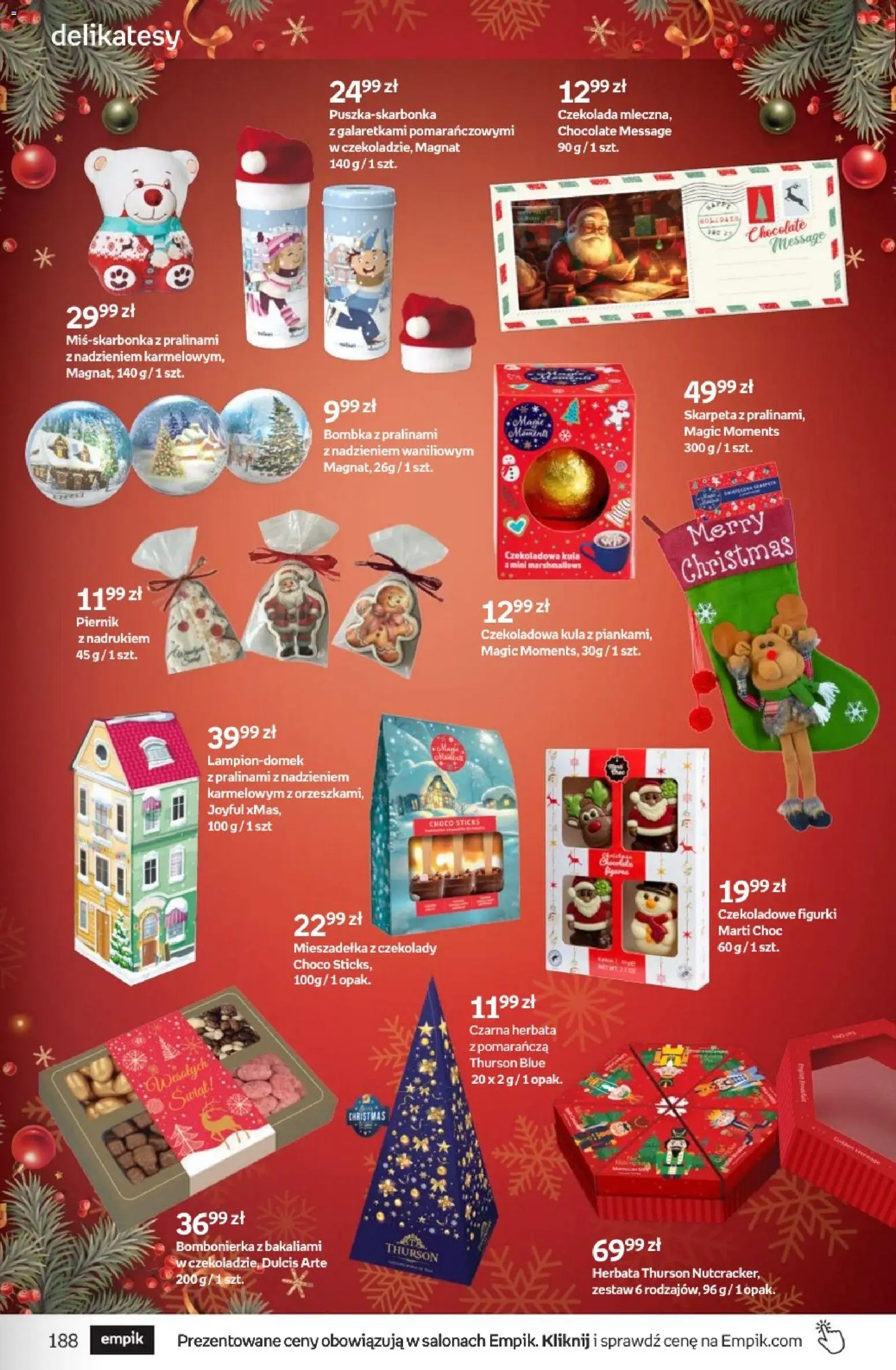Empik promocje - Tom kultury Zabawki od 26.11.2025 | Strona: 65 | Produkty: Czekoladowa, Bombonierka, Delikatesy, Czekolada
