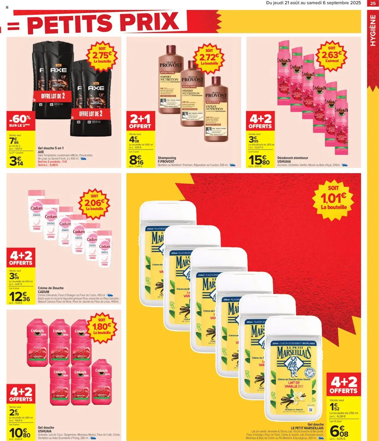  | Page: 27 | Produits: Huile essentielle, Fève, Shampooing, Déodorant