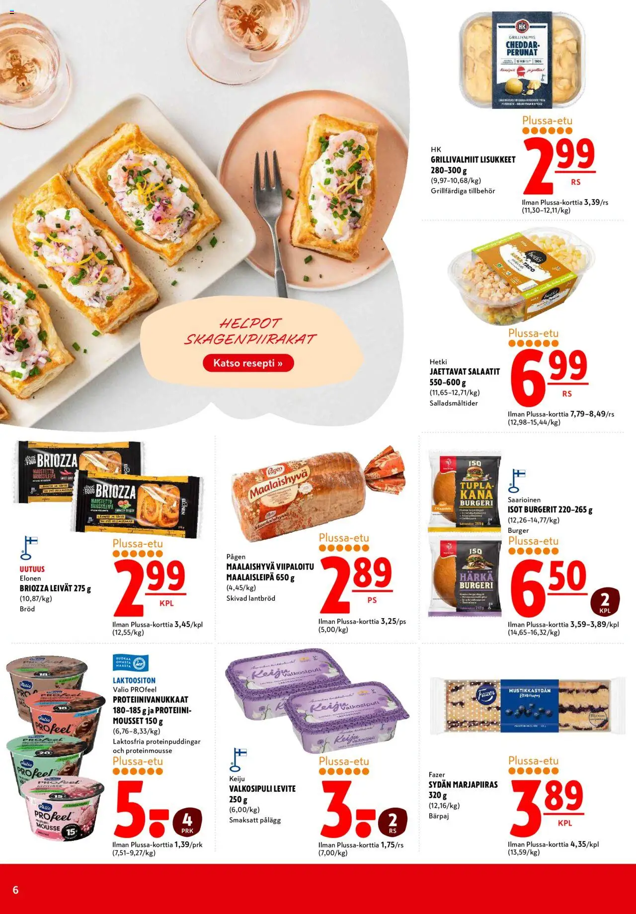  | Sivu: 6 | Tuotteet: Valkosipuli, Kana, Mousse, Cheddar
