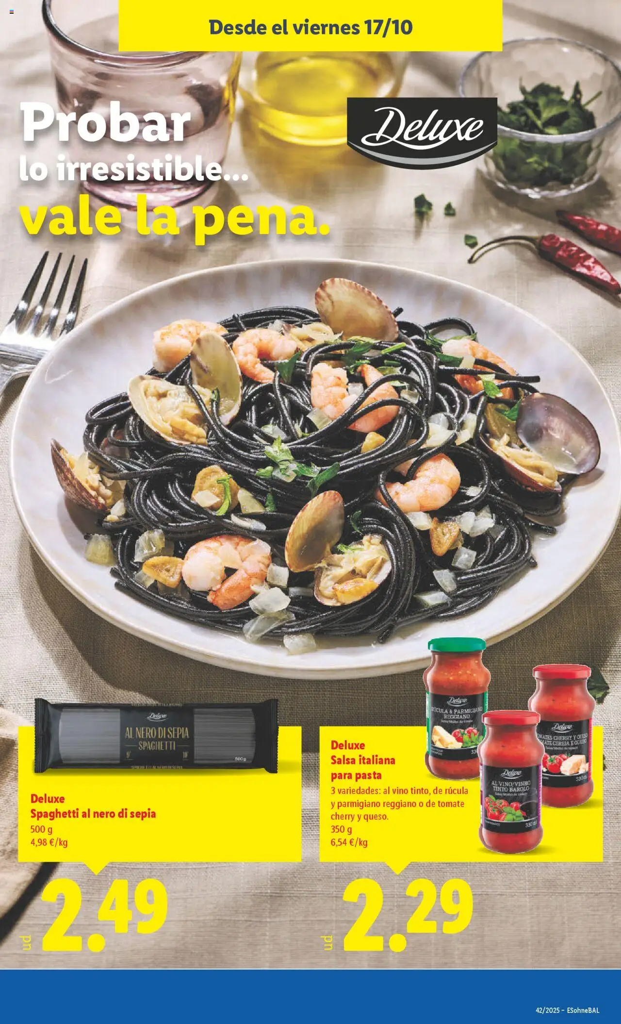 Lidl catálogo BCN │ válido desde el 13.10.2025 | Página: 35 | Productos: Vino, Pasta