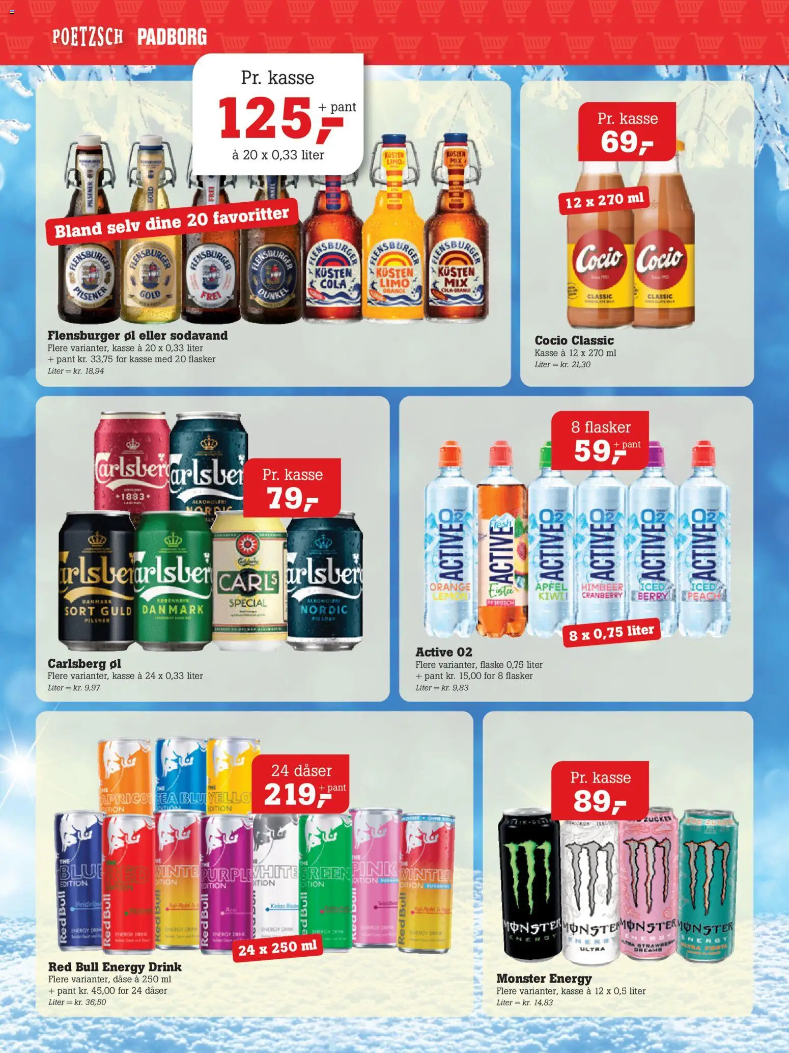 Poetzsch Padborg tilbudsavis – gyldig fra 08.01.2026 | Side: 8 | Produkter: Øl, Sodavand, Cola