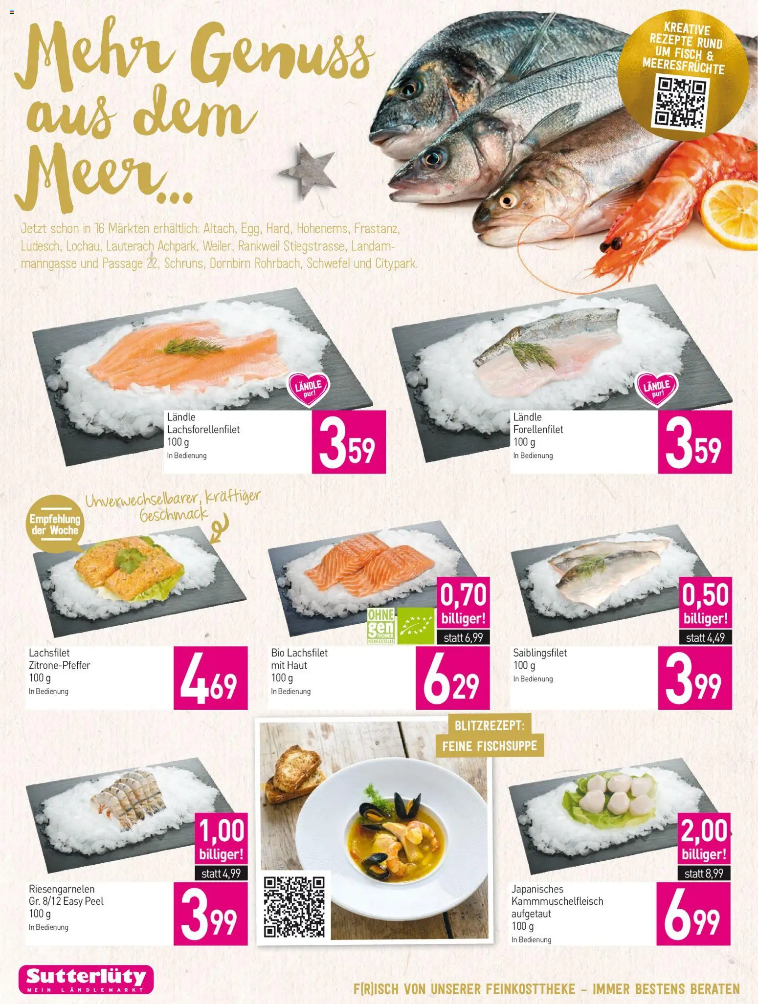 Sutterlüty Flugblatt gültig ab 27.12.2025 | Seite: 12 | Produkte: Meeresfrüchte, Fisch