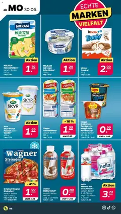 Netto - Netto APS : Wochenangebote - gültig ab dem 30.06.2025 | Seite: 10 | Produkte: Skyr, Schinken, Pizza, Frischkase