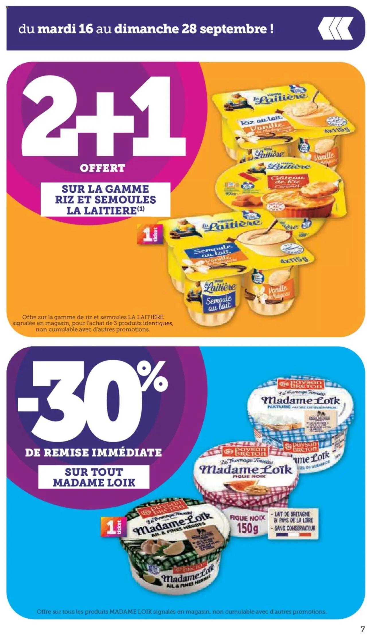  | Page: 7 | Produits: Sel, Lait, Riz, Noix