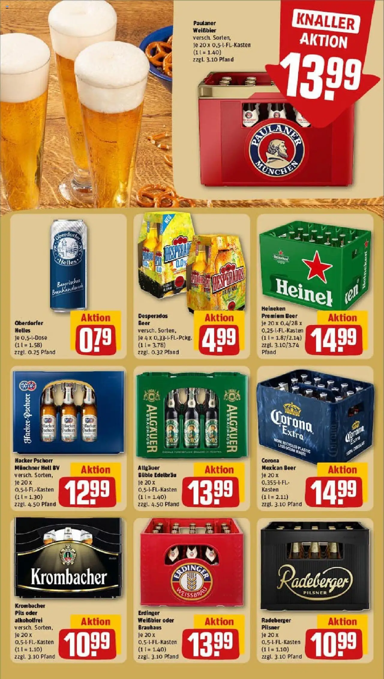 Rewe prospekt Mainburg	 – gültig ab 28.09.2025 | Seite: 21 | Produkte: Erdinger, Pils, Radeberger pilsner, Paulaner