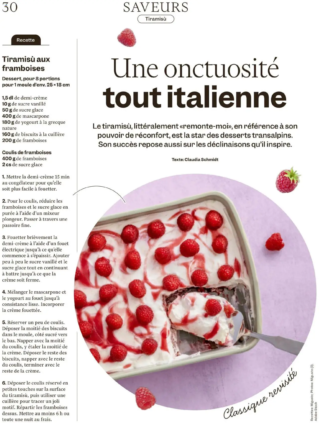 Migros - Magazin FR ab 25.08.2025 | Seite: 30 | Produkte: Mascarpone, Glace, Creme