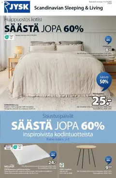 Katso JYSK tarjoukset voimassa alkaen 14.08.2025
