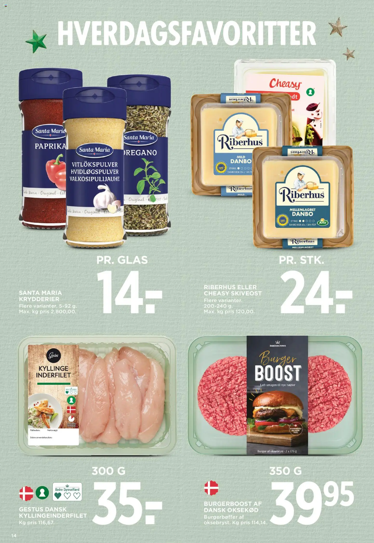 Meny tilbudsavis – gyldig fra 07.11.2025 | Side: 22 | Produkter: Oksekød, Skiveost, Paprika