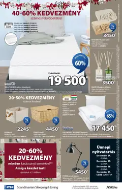 JYSK Akciós újság - amely érvényes a következő dátumtól: 17.12.2025 | Oldal: 16