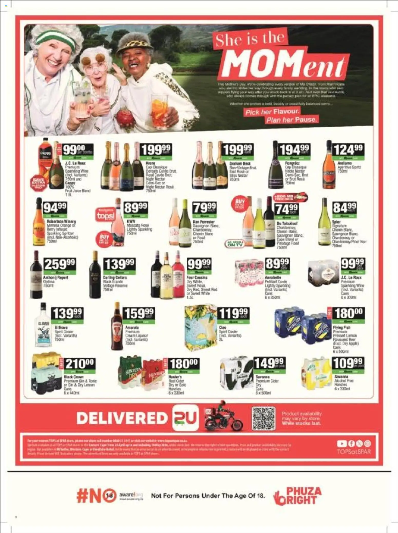 New KWIKSPAR catalogue – valid from 22.04.2026 | Page: 8 | Products: Cooker, Tonic, Juice, Fruit
