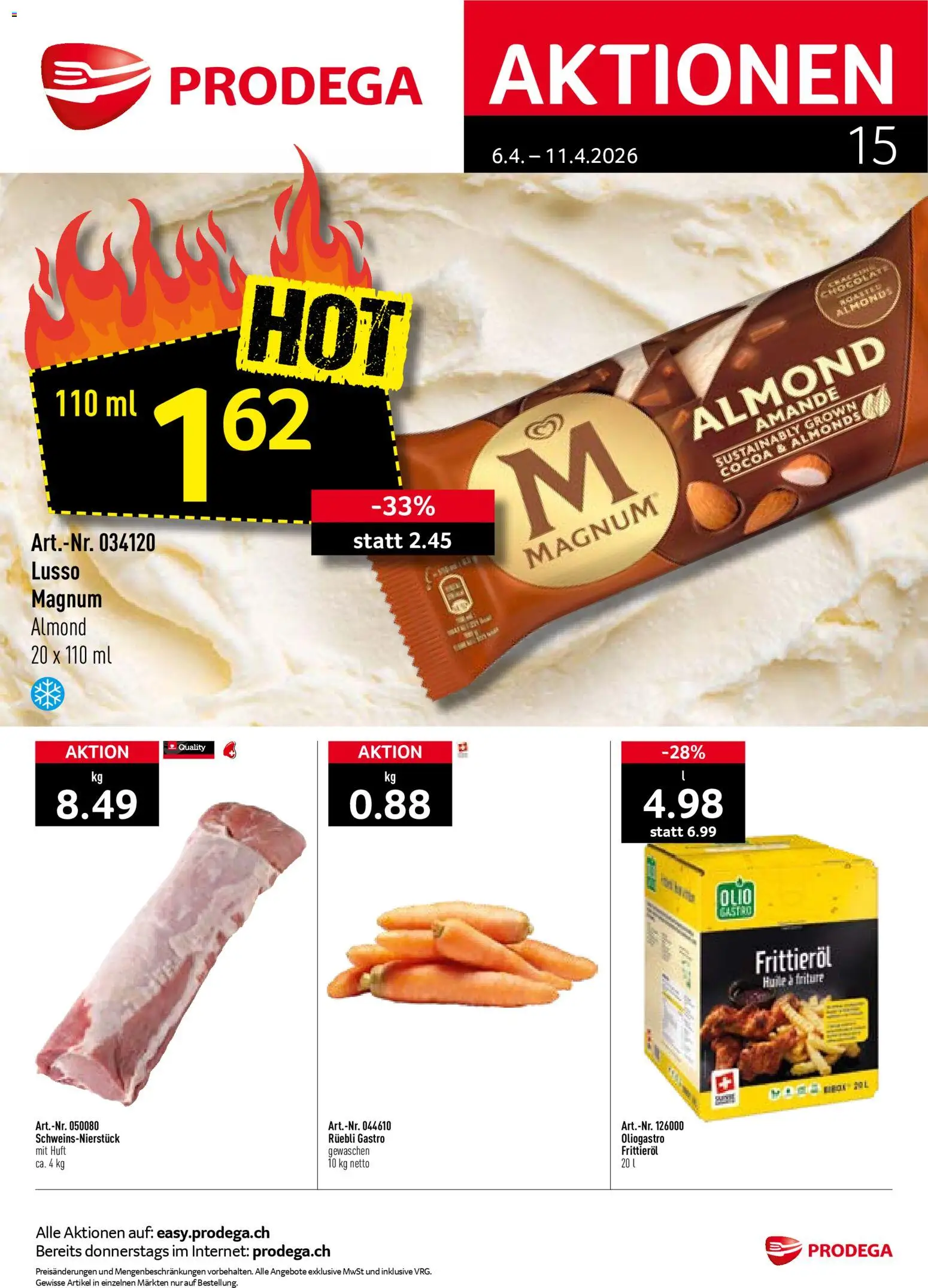 Prodega aktionen – gültig ab 06.04.2026 | Seite: 1 | Produkte: En Kommode