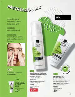 Ofertele Avon valabile de la 01.10.2025 | Pagină: 143 | Produse: Serum, Demachiant, Toner, Cremă