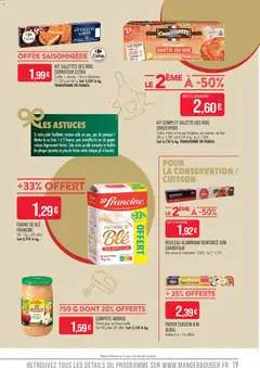 Match Supermarché - Prévisualisation de Match Supermarché - Fêtes par nos pros  valide à partir de 27.12.2025 | Page: 19 | Produits: Farine de ble, Rouleau, Colle, Beurre