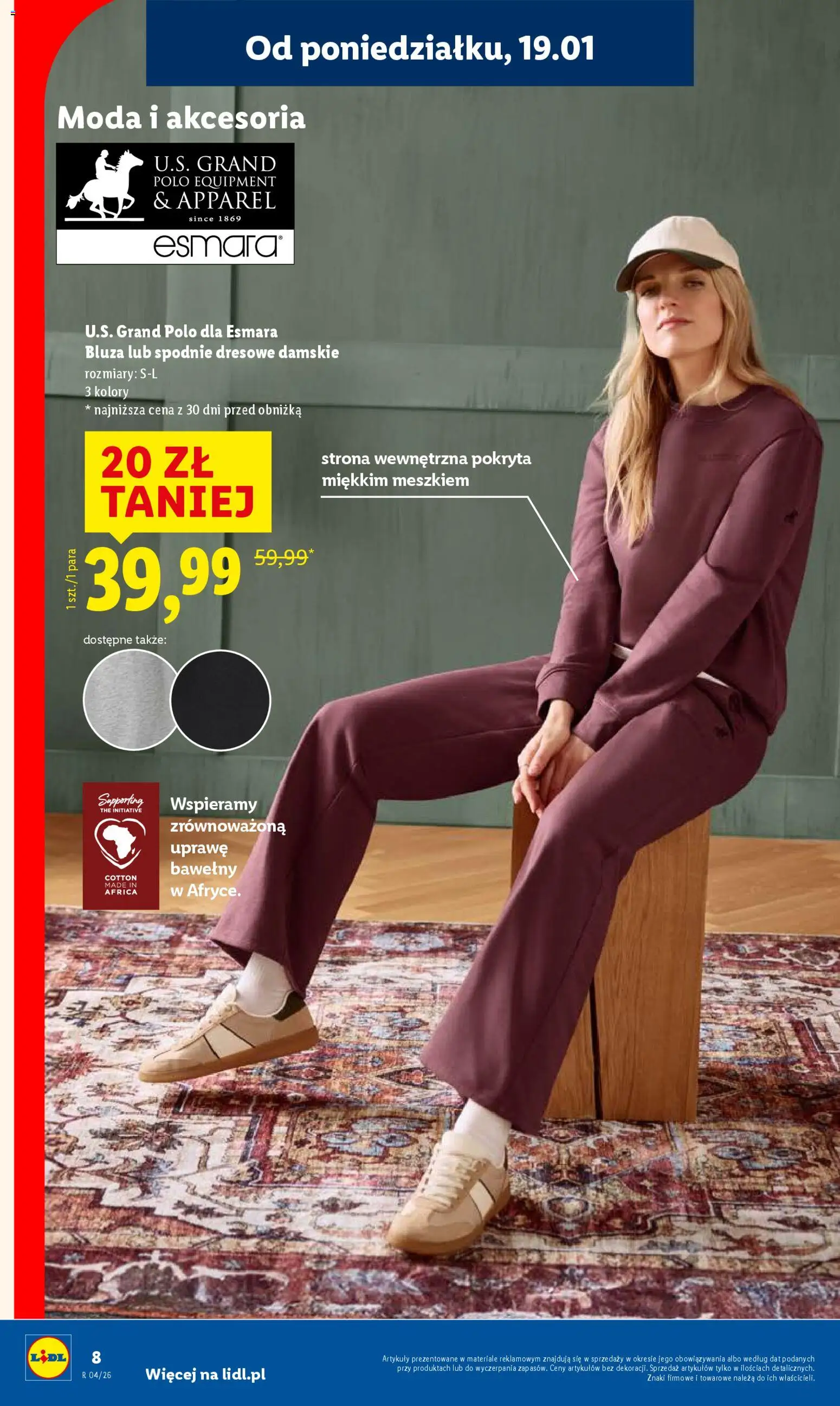 Lidl Katalog od 19.01.2026 | Strona: 8 | Produkty: Spodnie